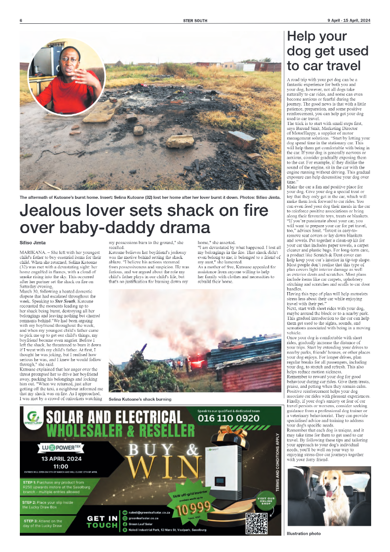 STER SOUTH 9 April – 15 April, 2024 page 6