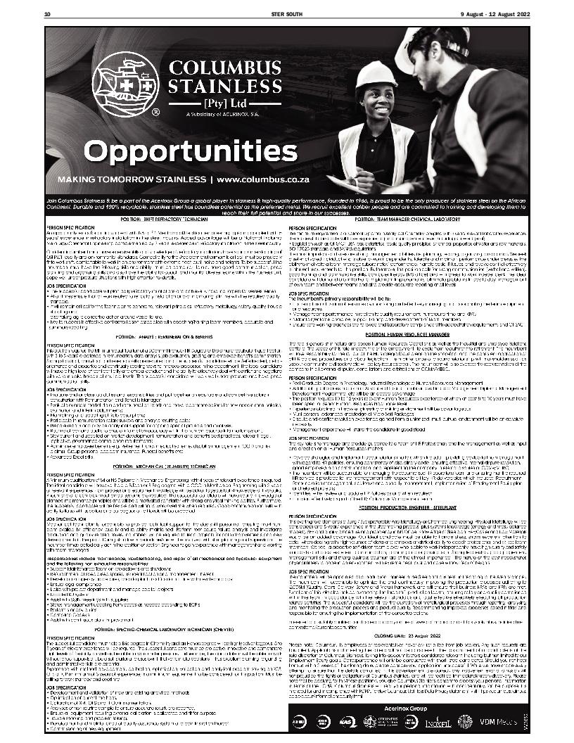 STER SOUTH 9 August – 12 August 2022 page 10