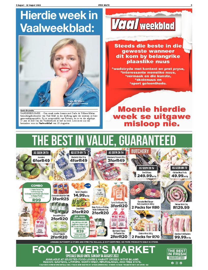 STER SOUTH 9 August – 12 August 2022 page 5