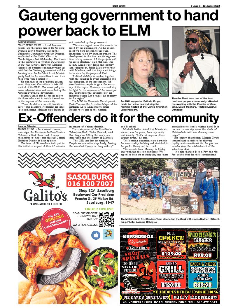 STER SOUTH 9 August – 12 August 2022 page 6