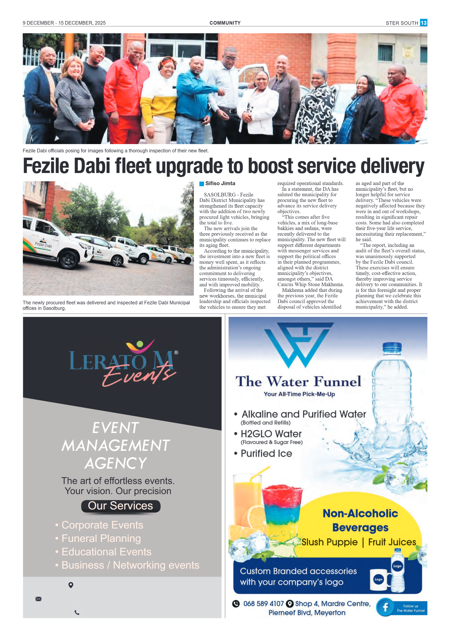 STER SOUTH 9 DECEMBER – 15 DECEMBER, 2025 page 13