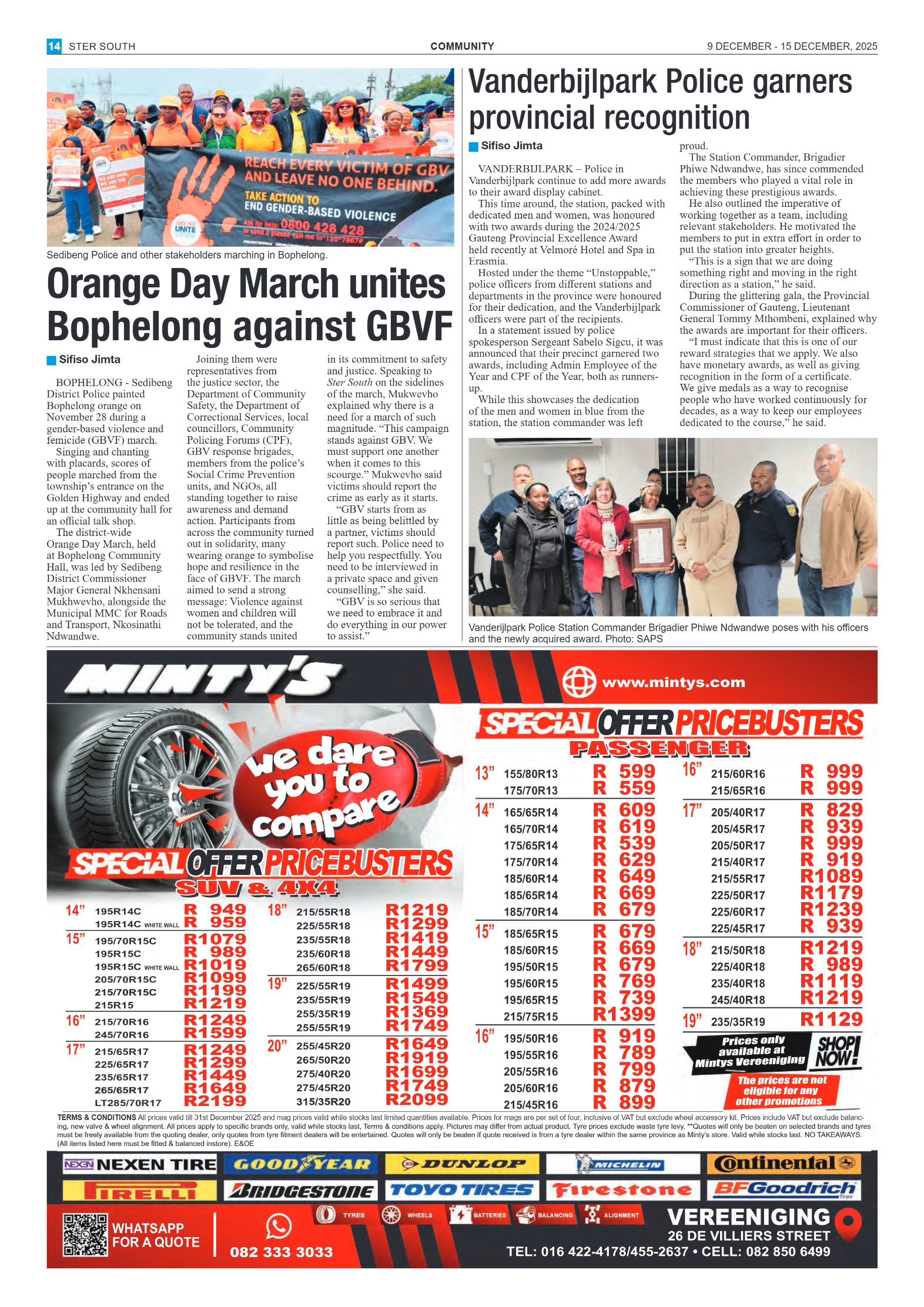 STER SOUTH 9 DECEMBER – 15 DECEMBER, 2025 page 14