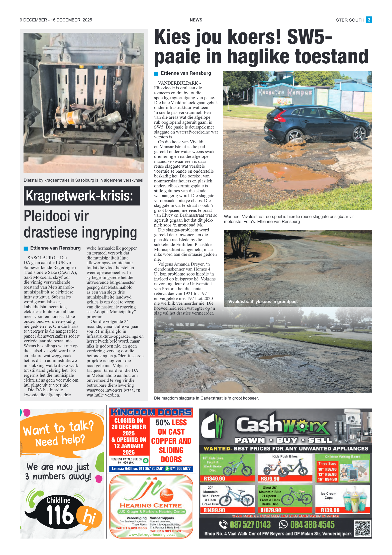 STER SOUTH 9 DECEMBER – 15 DECEMBER, 2025 page 3