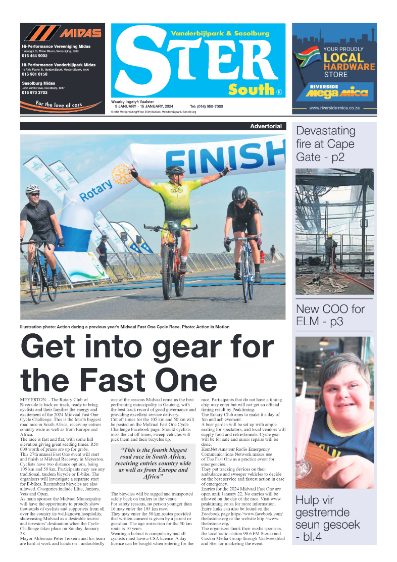 STER SOUTH 9 January – 15 January, 2024 page 1