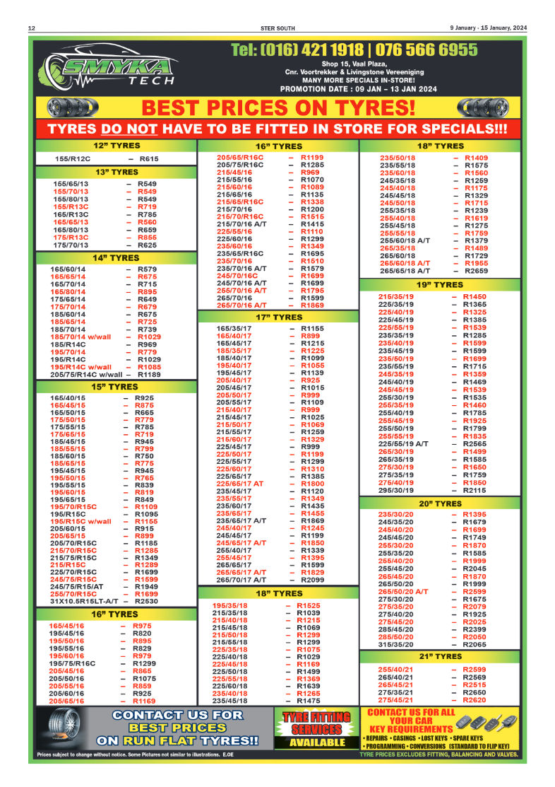 STER SOUTH 9 January – 15 January, 2024 page 12