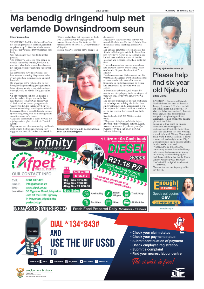 STER SOUTH 9 January – 15 January, 2024 page 4