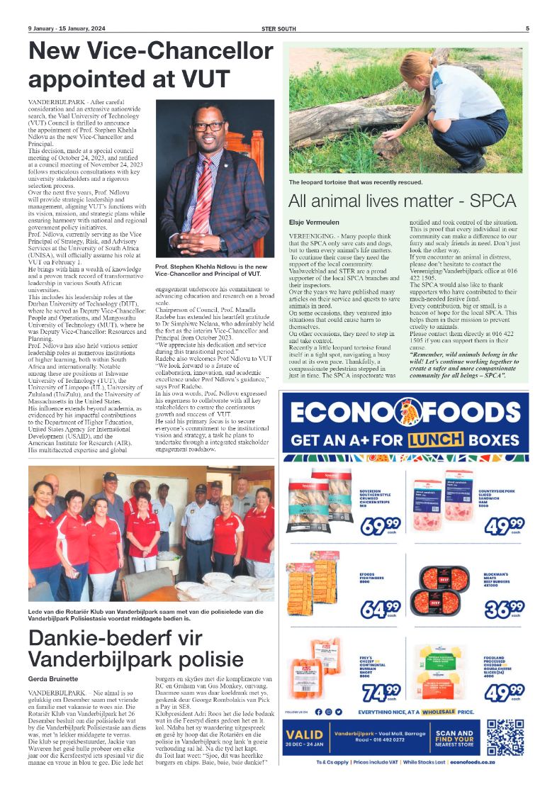 STER SOUTH 9 January – 15 January, 2024 page 5