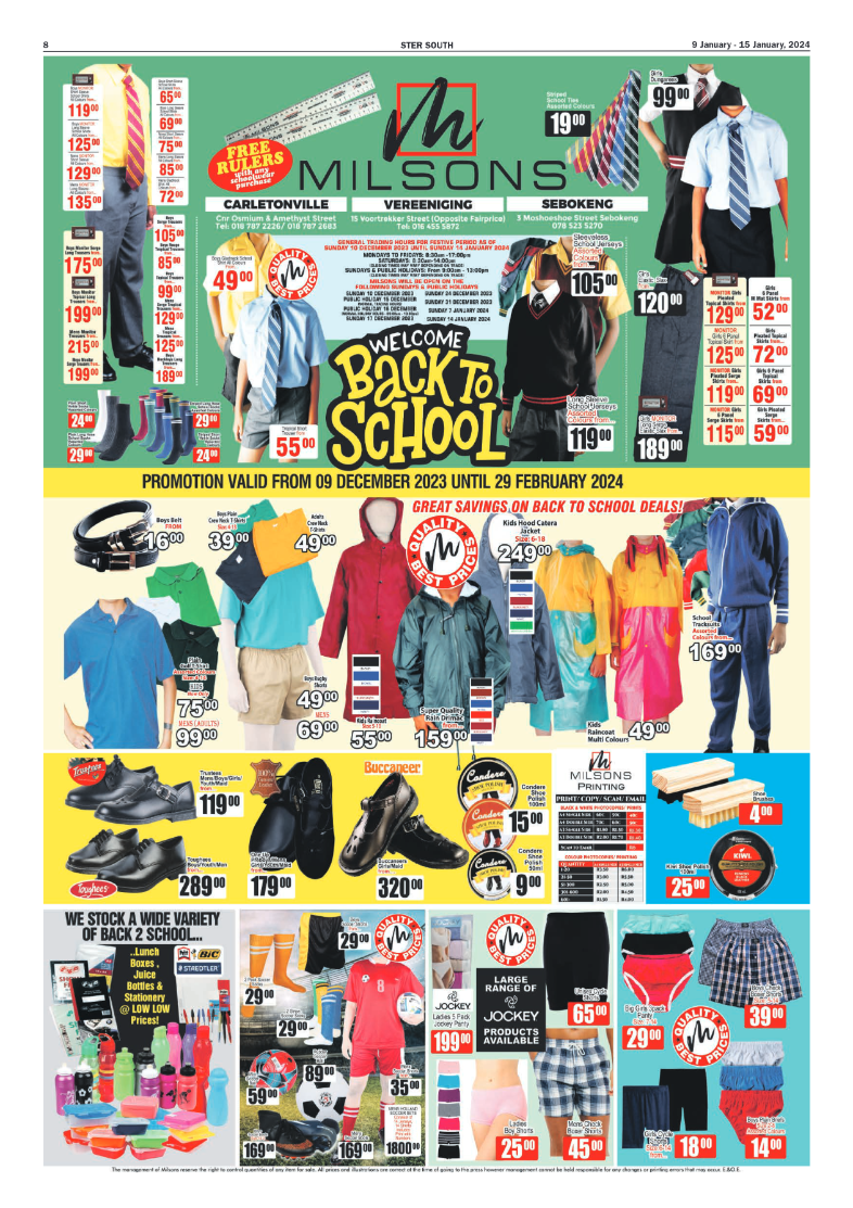 STER SOUTH 9 January – 15 January, 2024 page 8