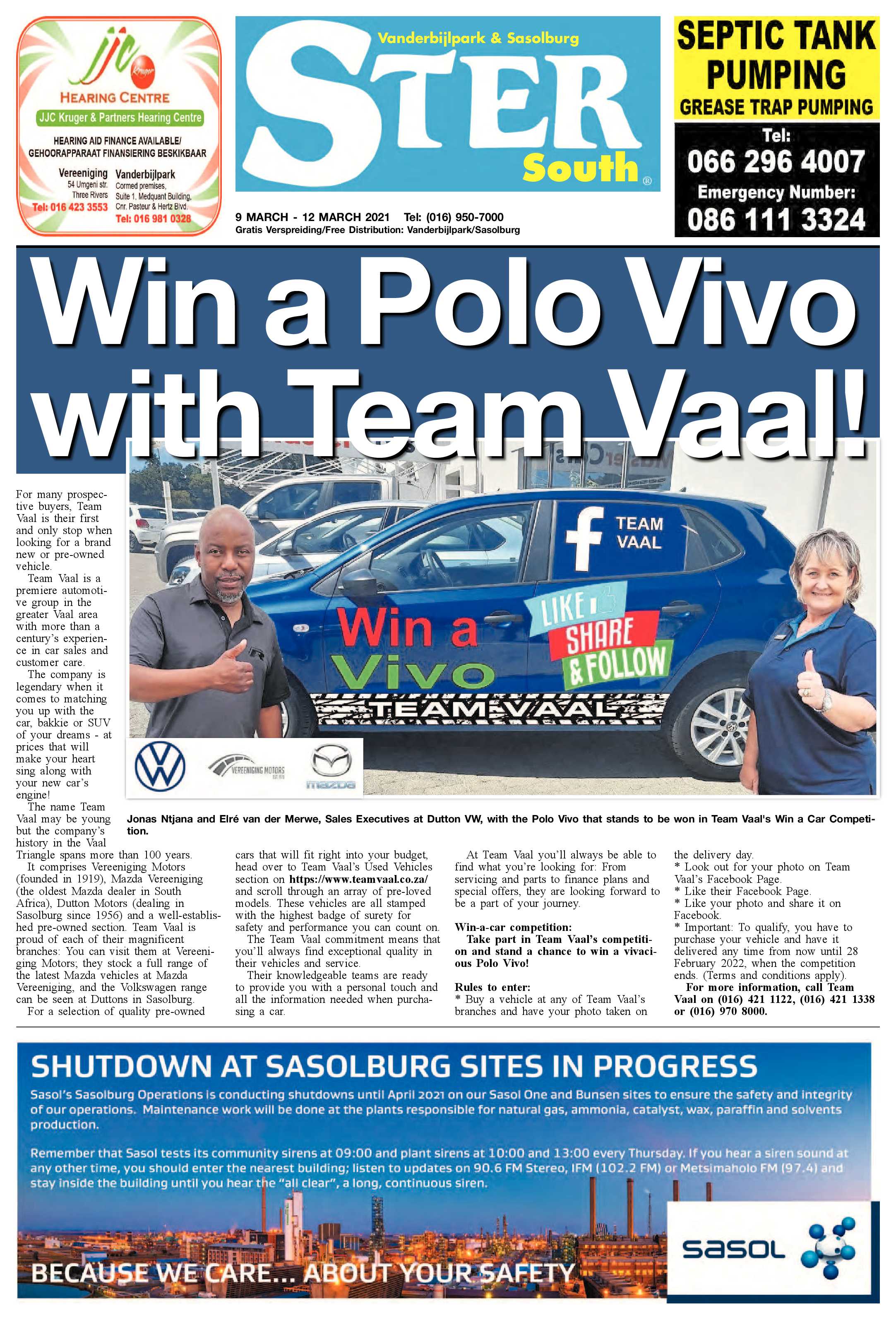 STER SOUTH 9 March – 12 March 2021 page 1