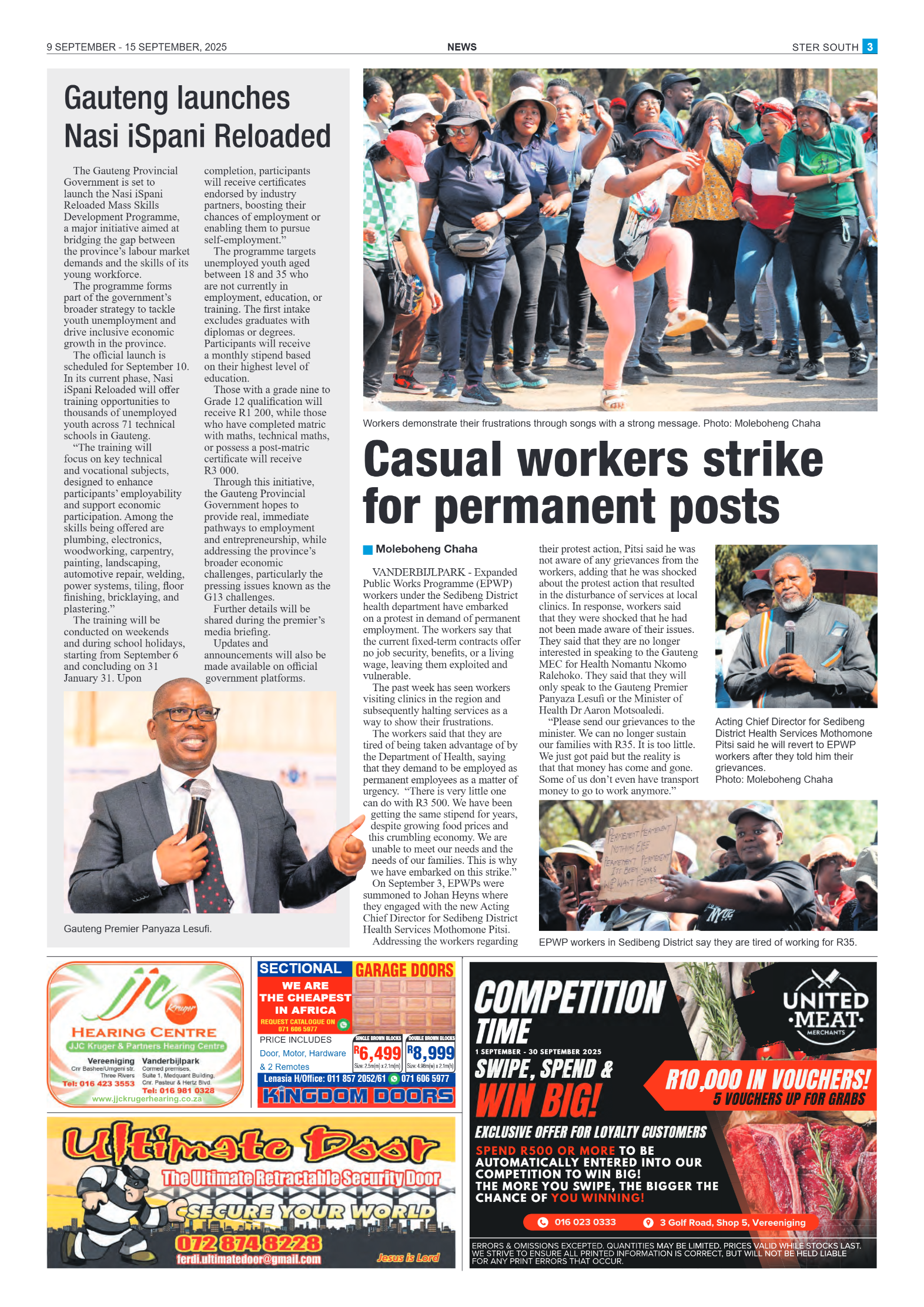STER SOUTH 9 SEPTEMBER – 15 SEPTEMBER, 2025 page 3