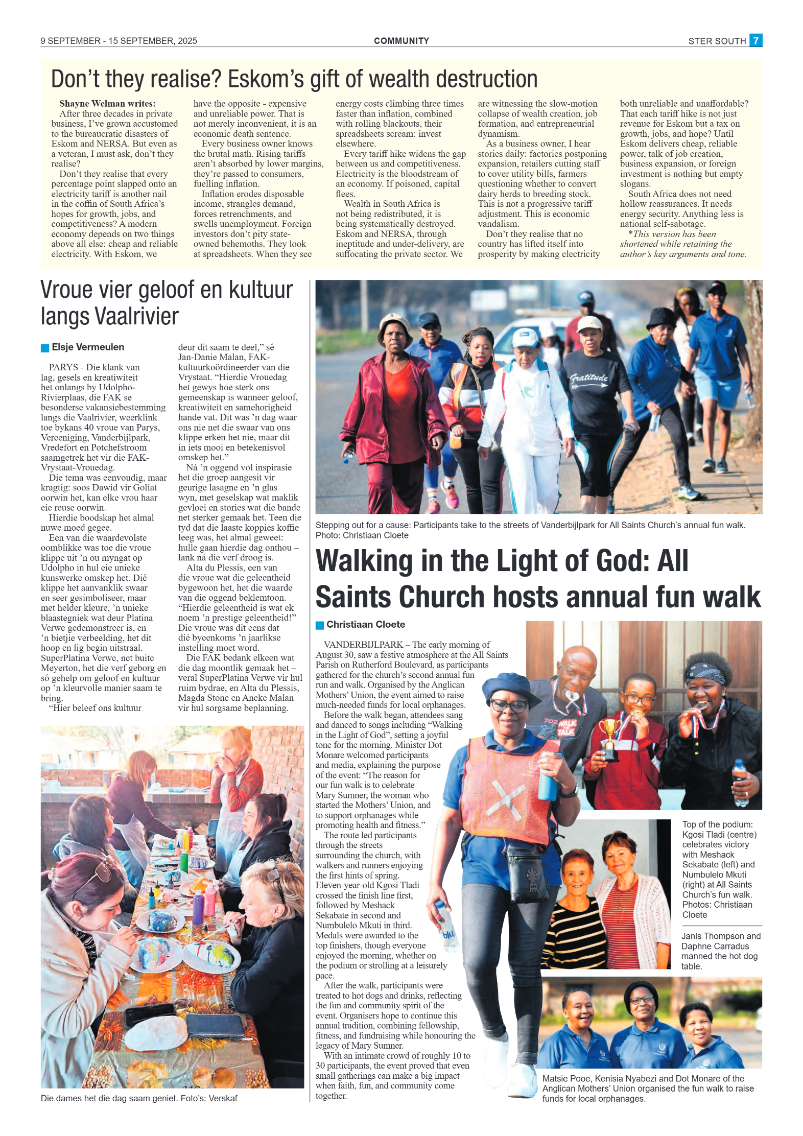 STER SOUTH 9 SEPTEMBER – 15 SEPTEMBER, 2025 page 7