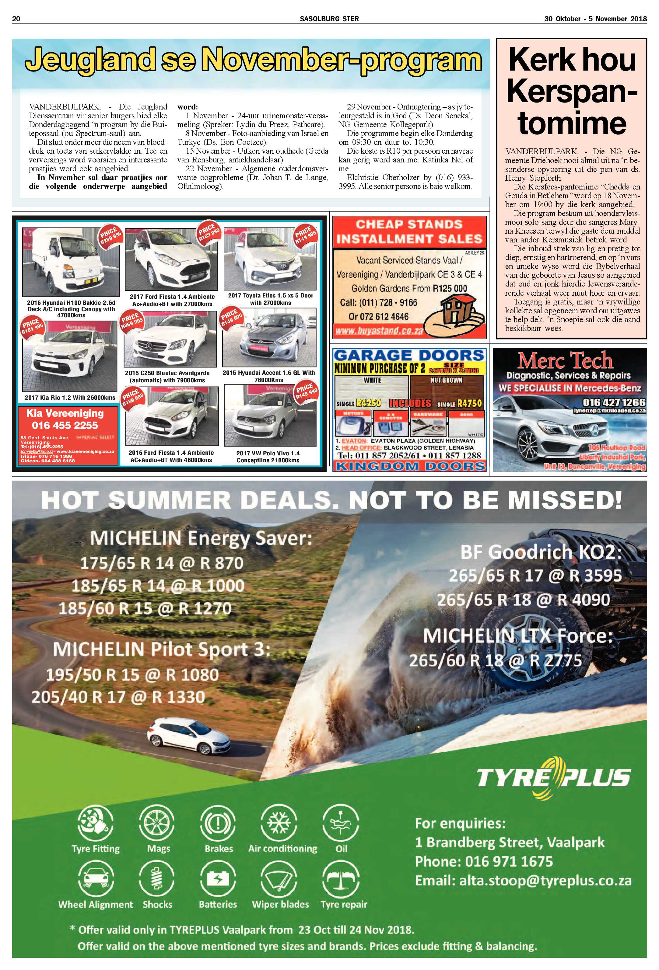 Sasolburg 30 Oktober – 5 November 2018 page 20