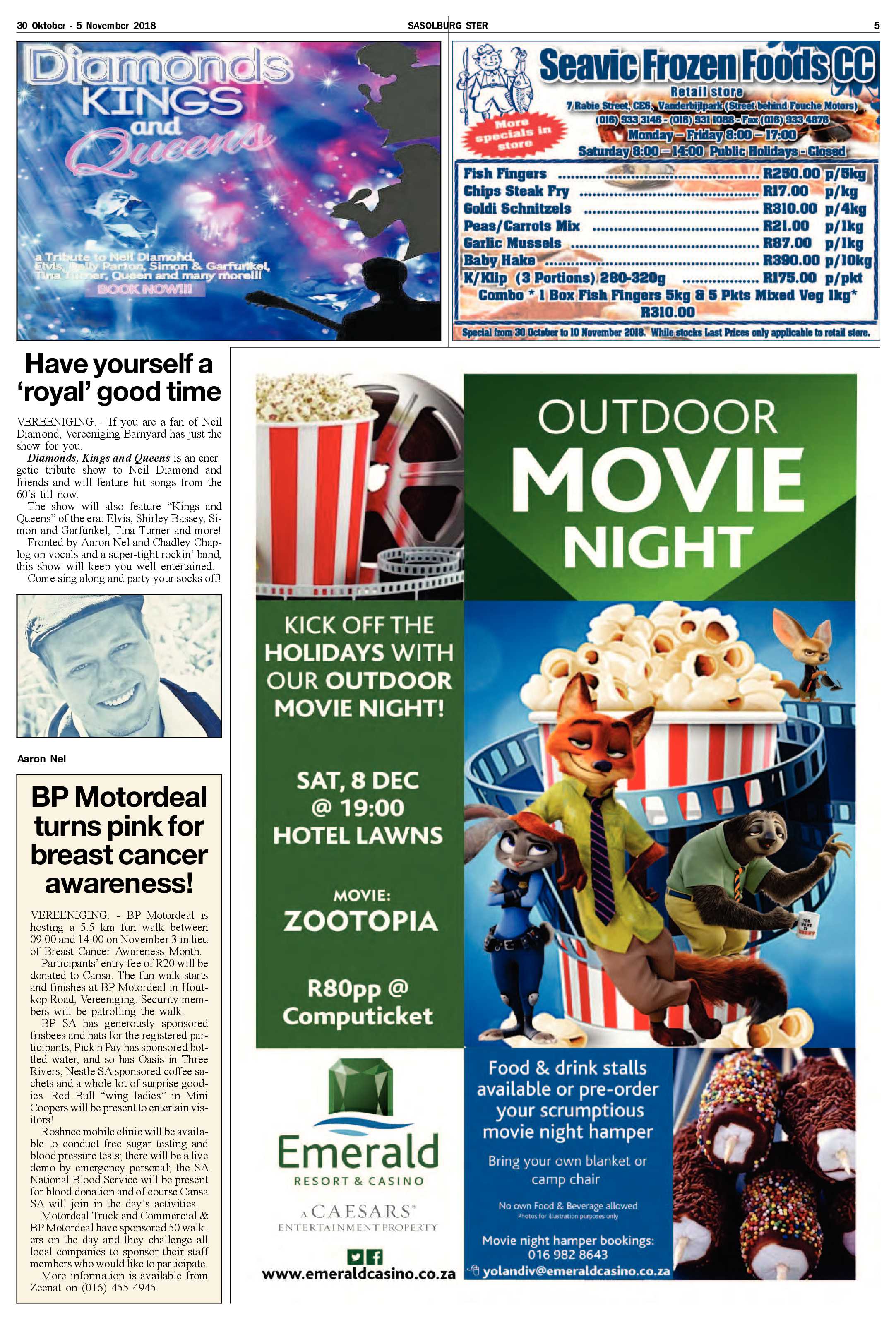 Sasolburg 30 Oktober – 5 November 2018 page 5