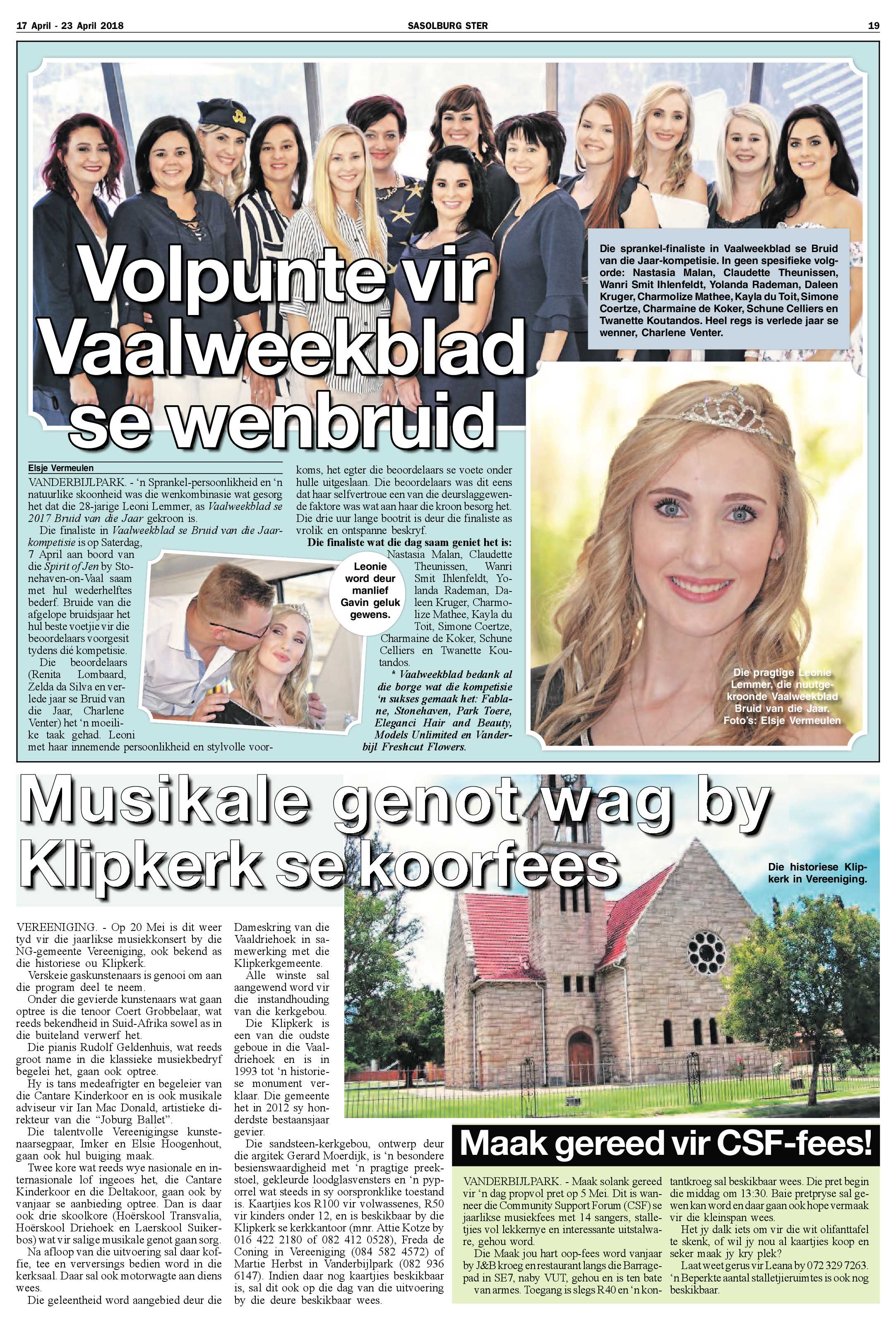Sasolburg Ster17 – 23 April 2018 page 19