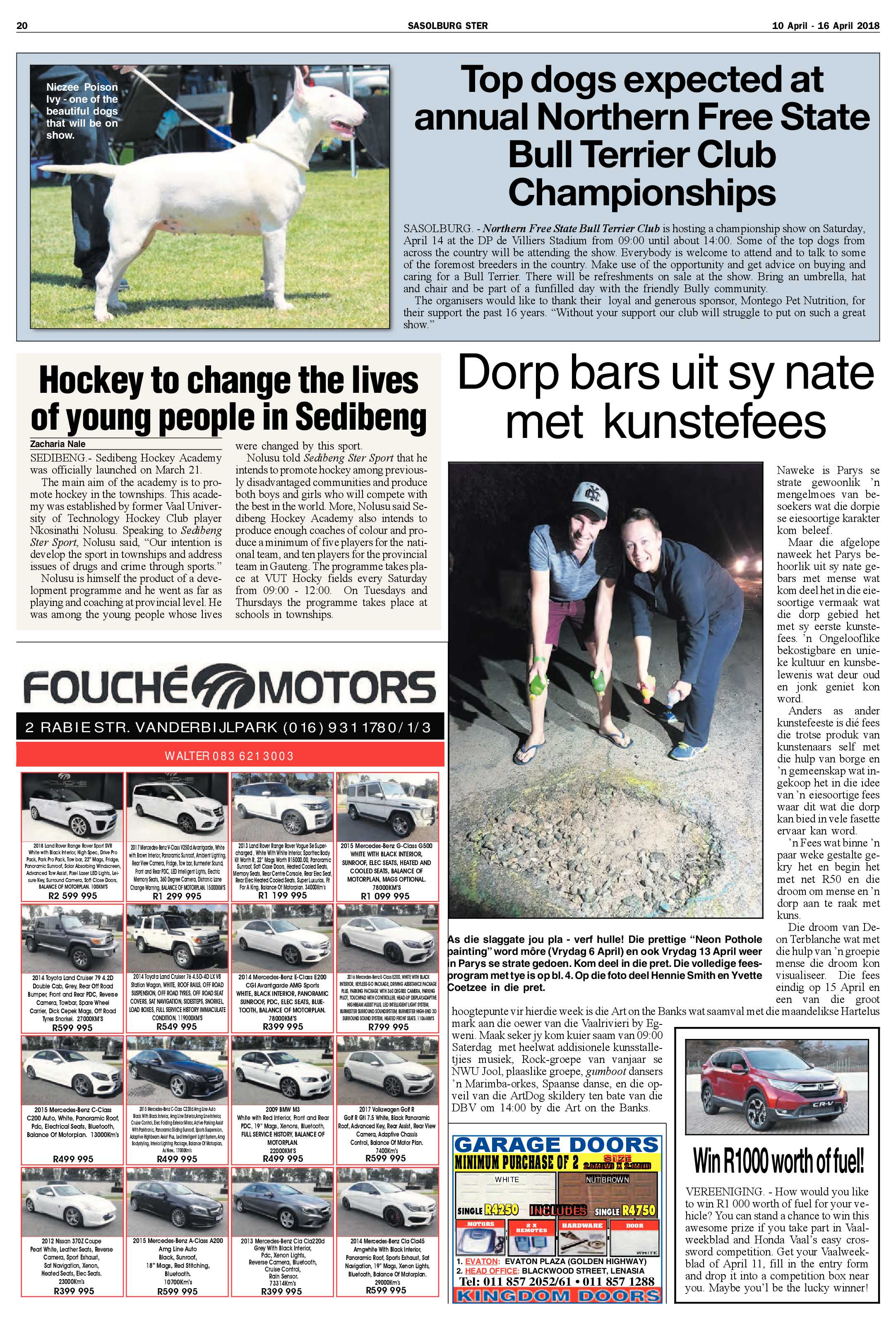 Sasolburg Ster 10 – 16 April 2018 page 15