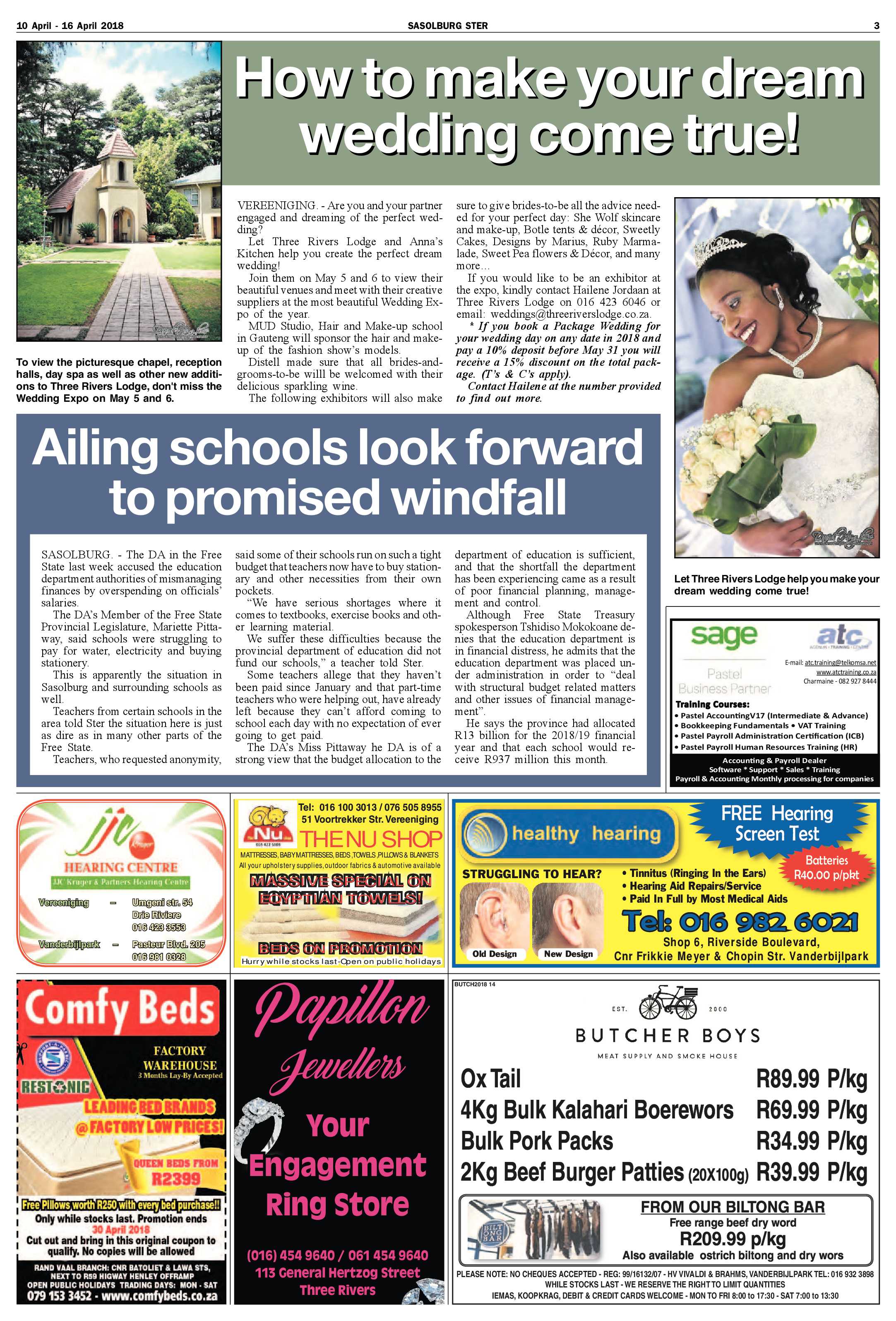 Sasolburg Ster 10 – 16 April 2018 page 3