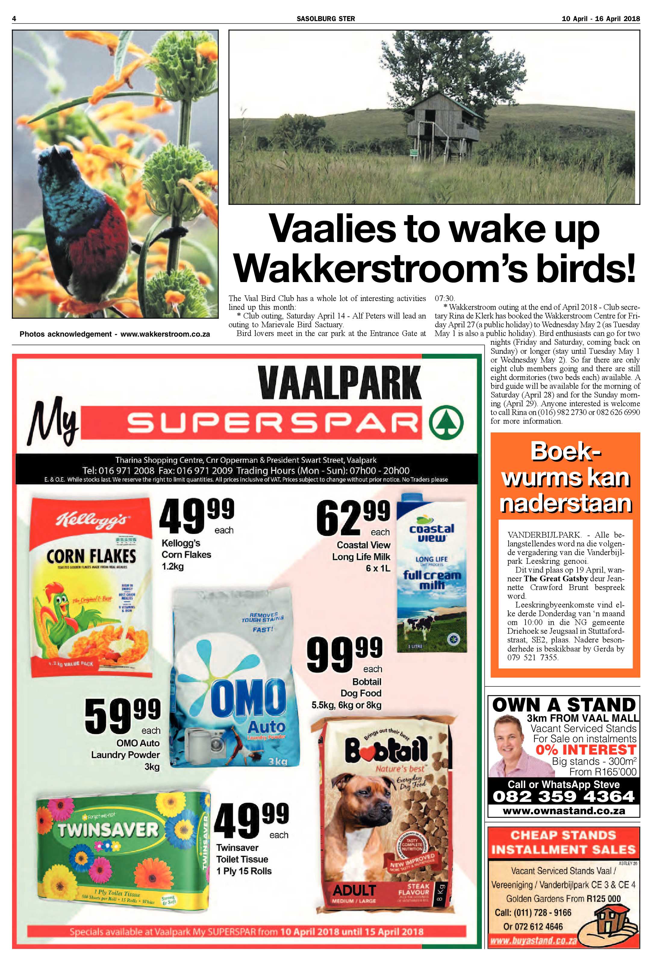 Sasolburg Ster 10 – 16 April 2018 page 4