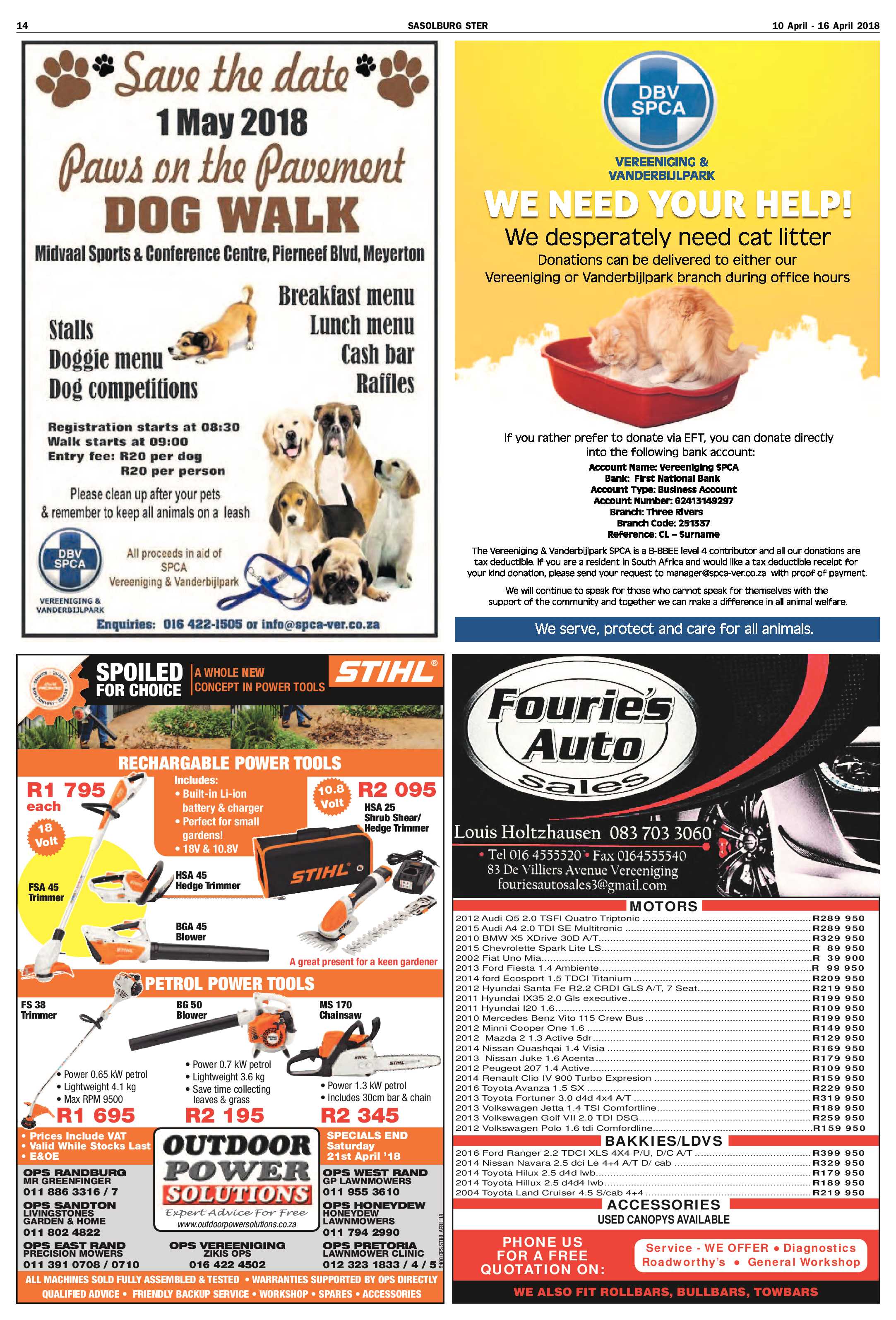 Sasolburg Ster 10 – 16 April 2018 page 9
