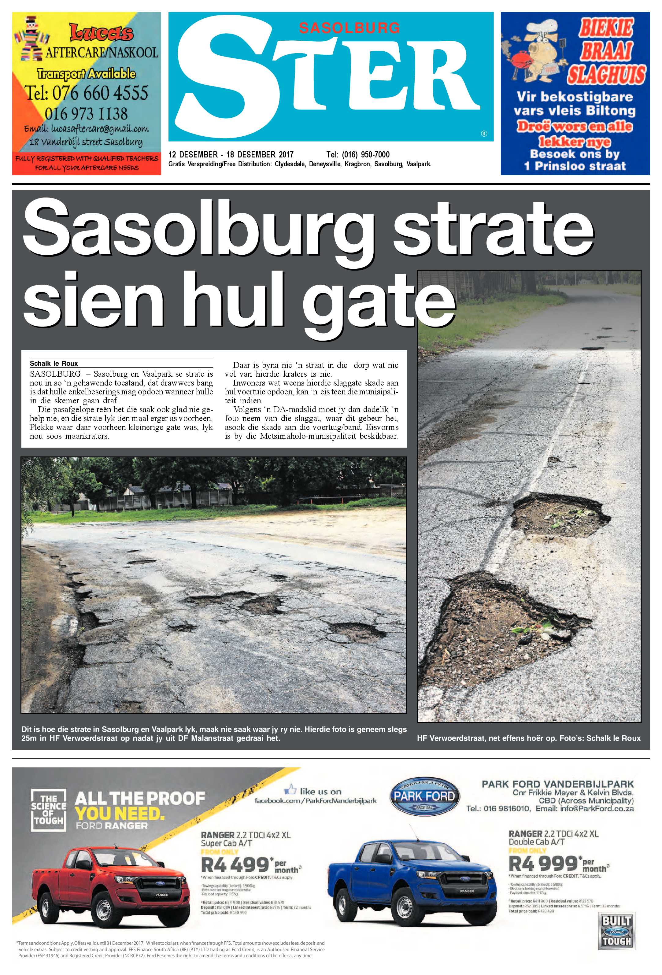 Sasolburg Ster 12 – 18 Desember 2017 page 1