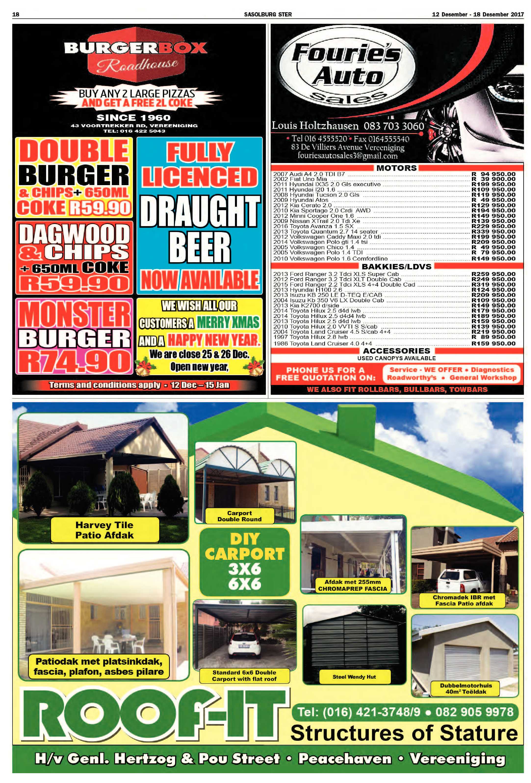 Sasolburg Ster 12 – 18 Desember 2017 page 18