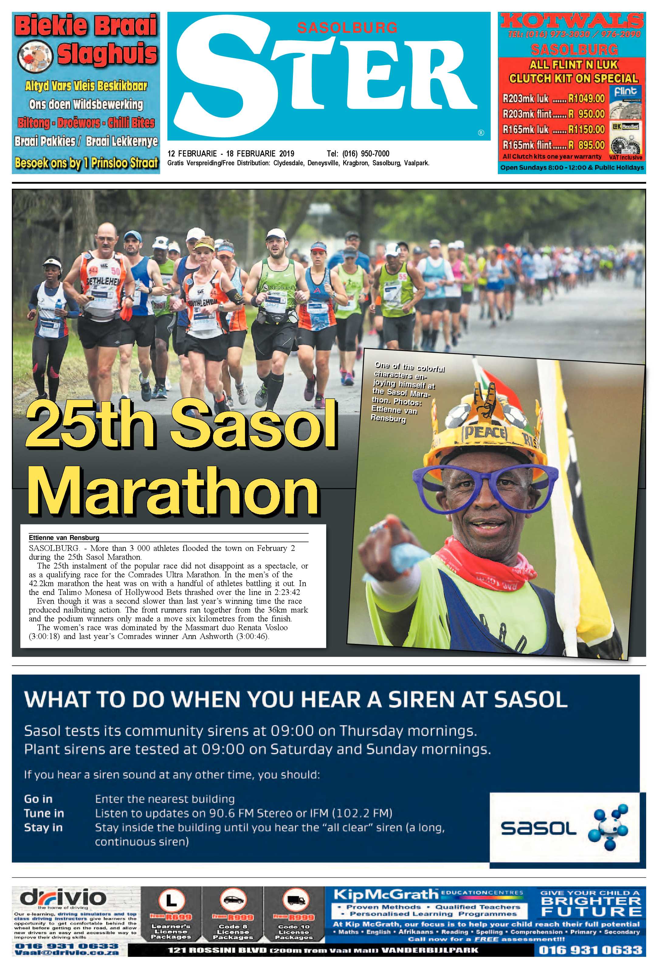 Sasolburg Ster 12 – 18 Februarie 2019 page 1