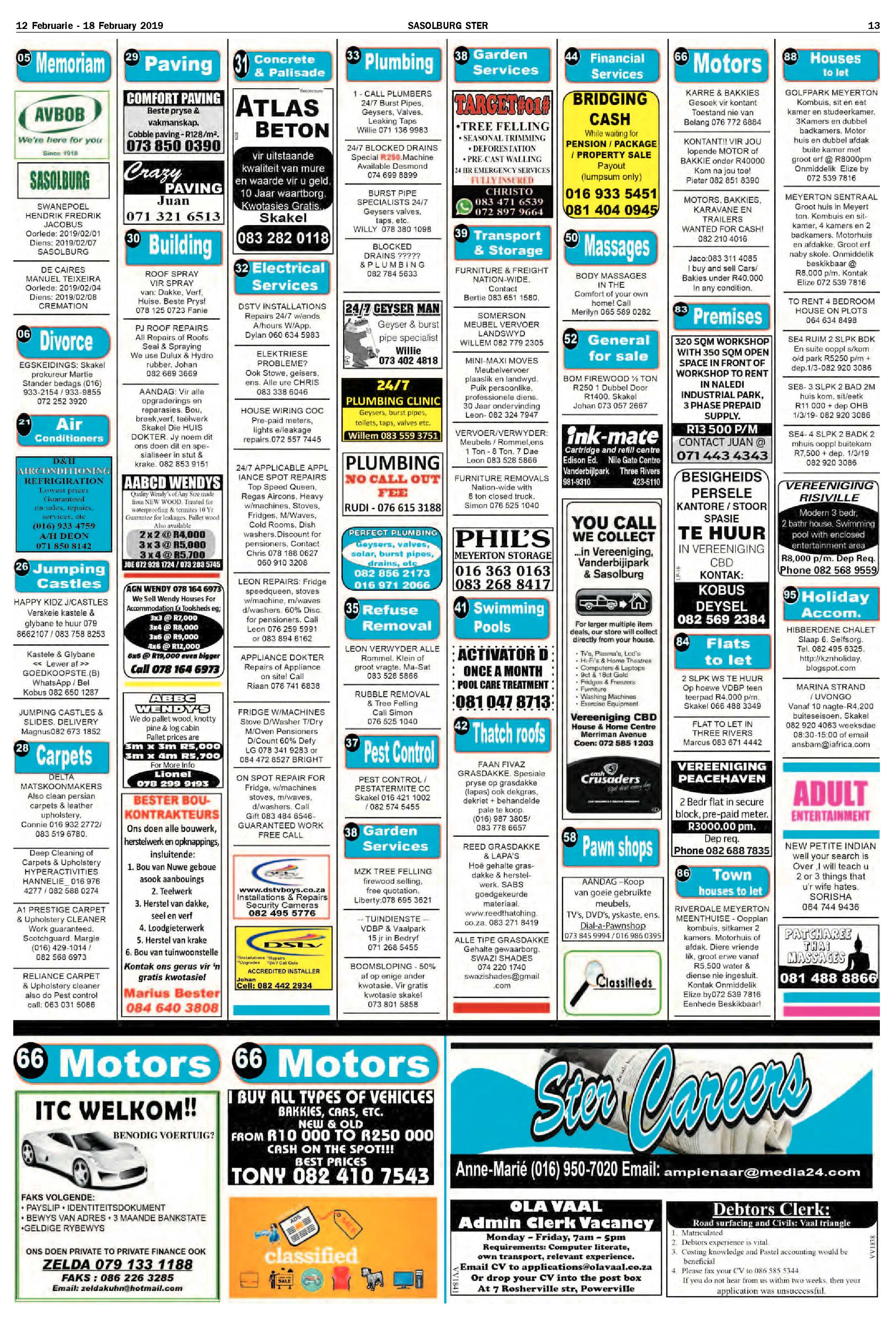 Sasolburg Ster 12 – 18 Februarie 2019 page 13