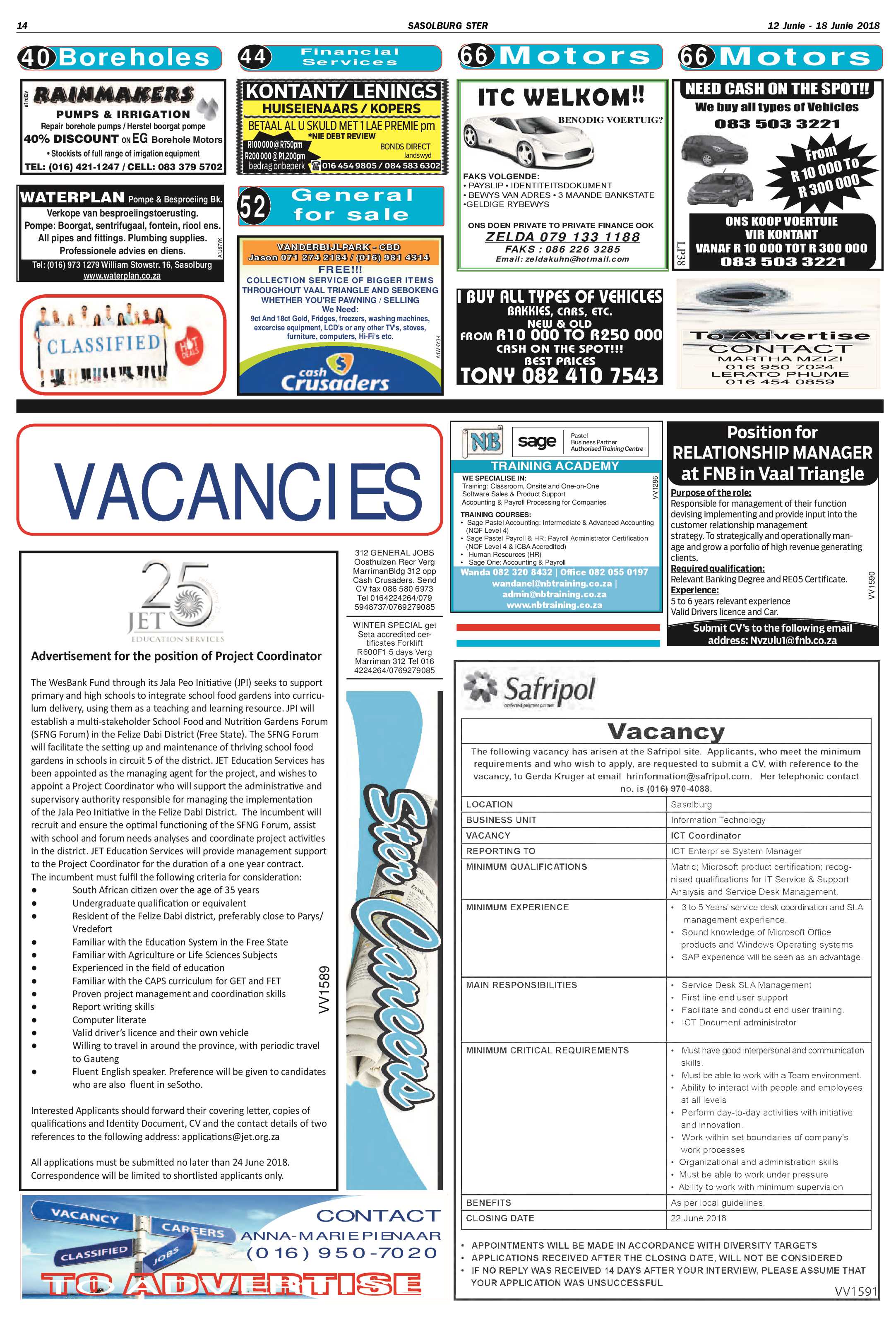 Sasolburg Ster 12 – 18 Junie 2018 page 14