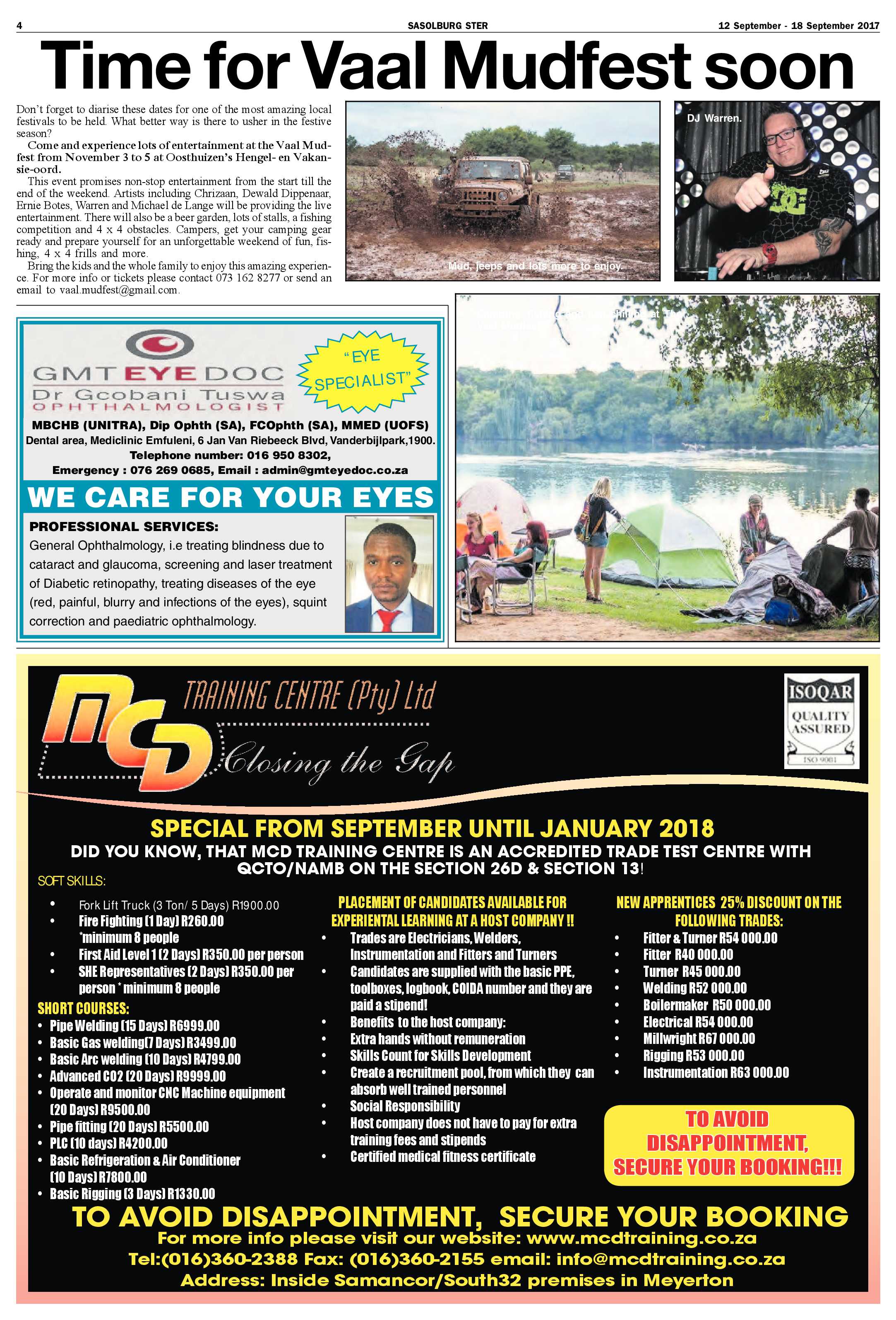 Sasolburg Ster 12 – 18 September 2017 page 4