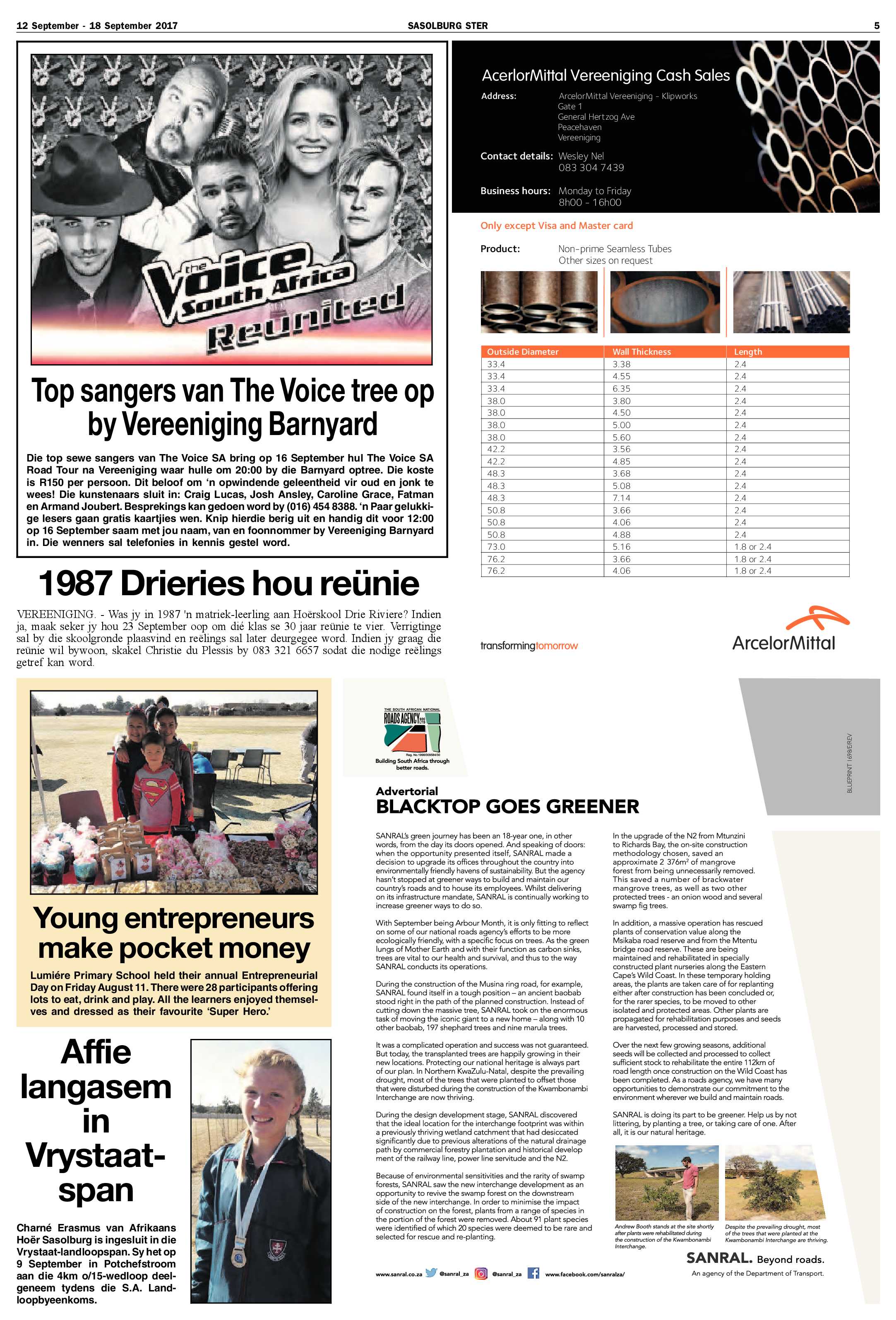 Sasolburg Ster 12 – 18 September 2017 page 5