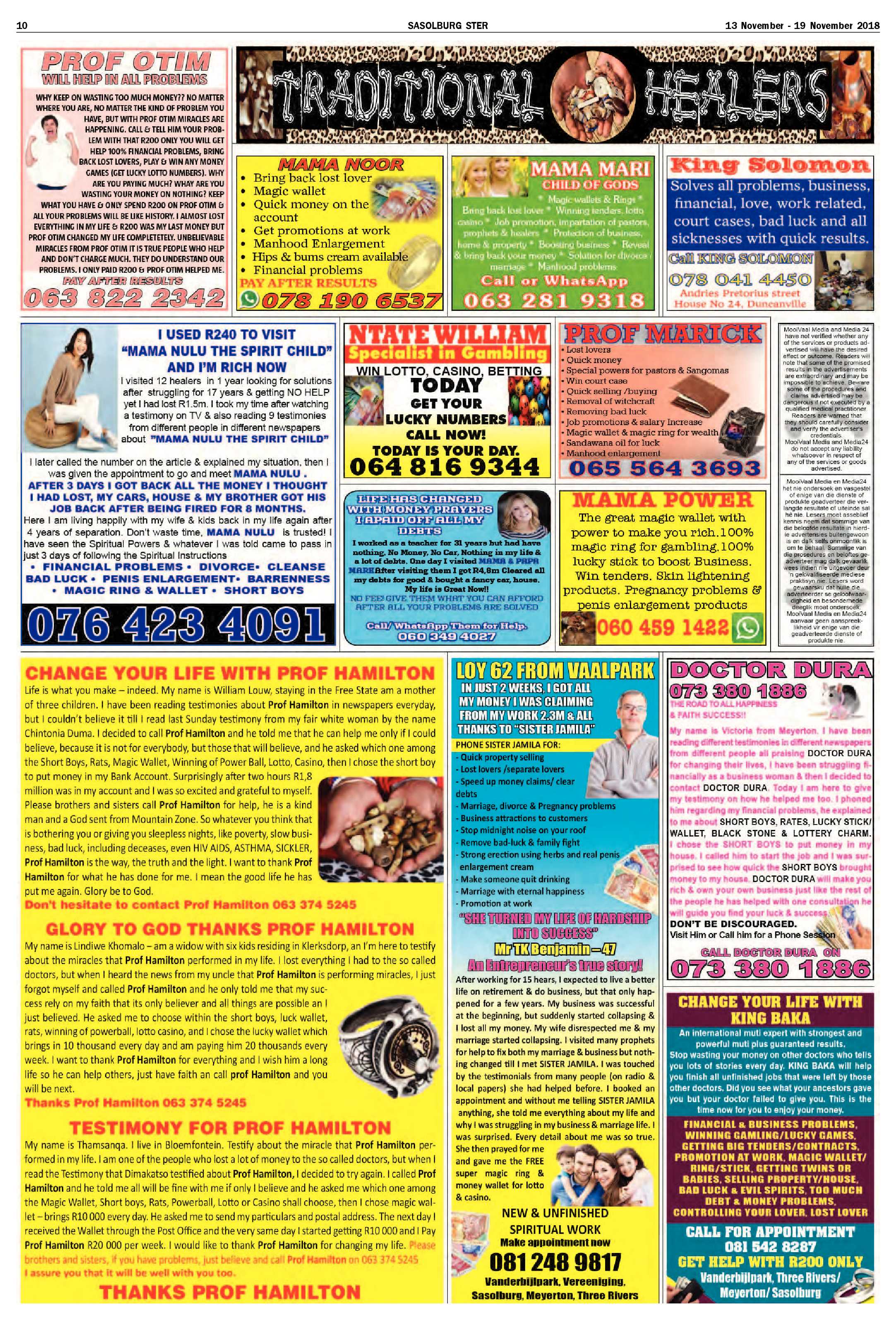 Sasolburg Ster 13 – 19 November 2018 page 10