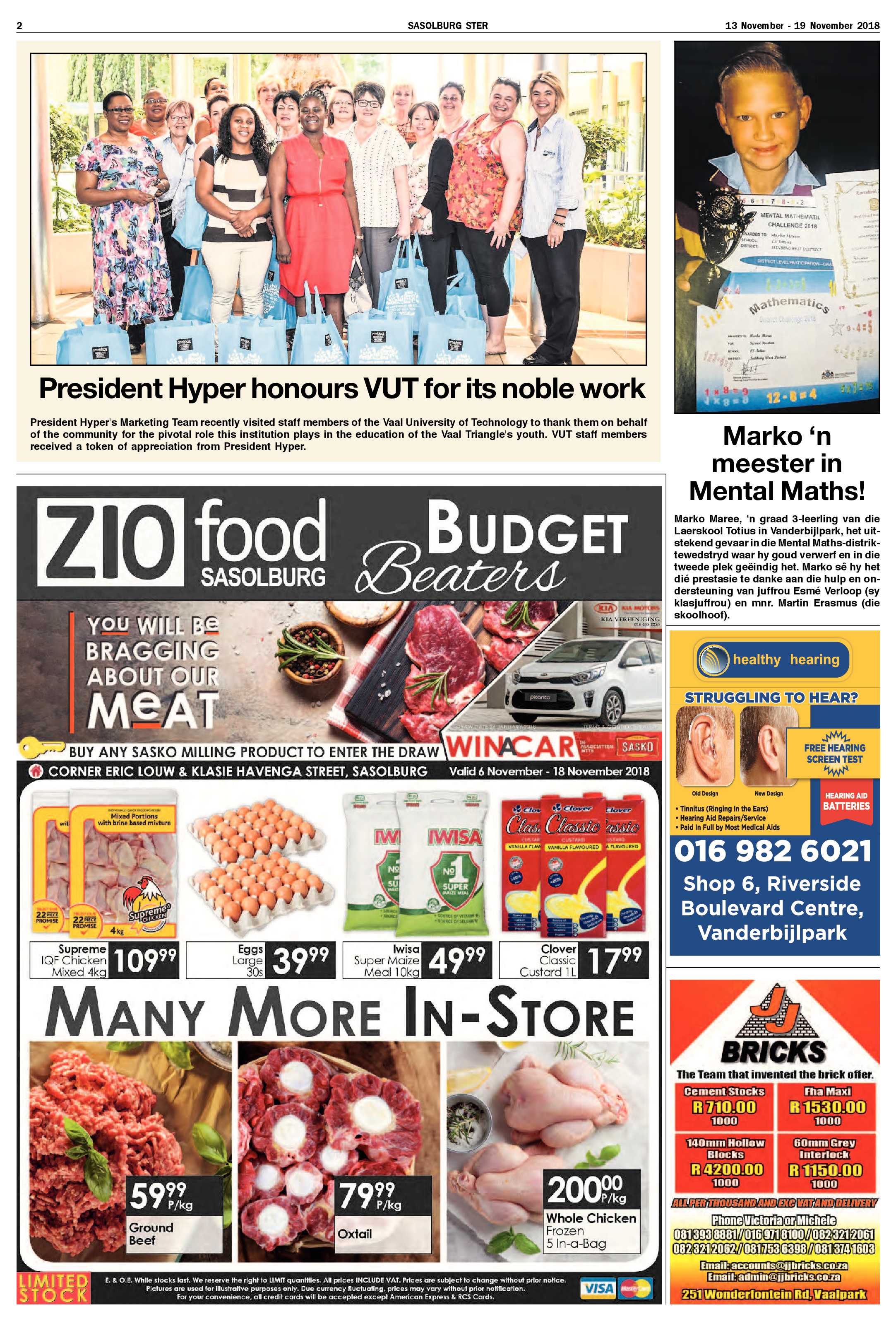 Sasolburg Ster 13 – 19 November 2018 page 2