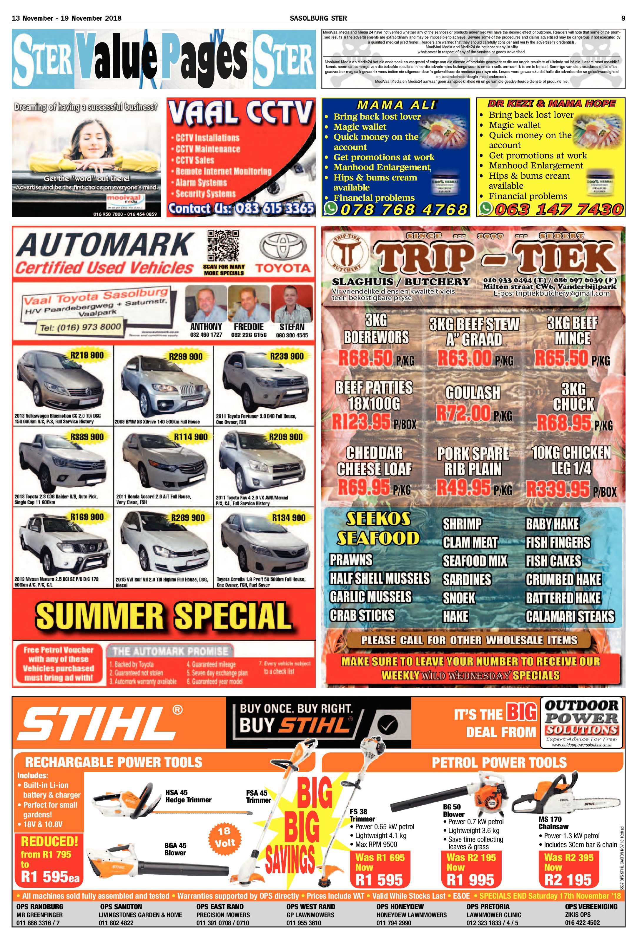 Sasolburg Ster 13 – 19 November 2018 page 9