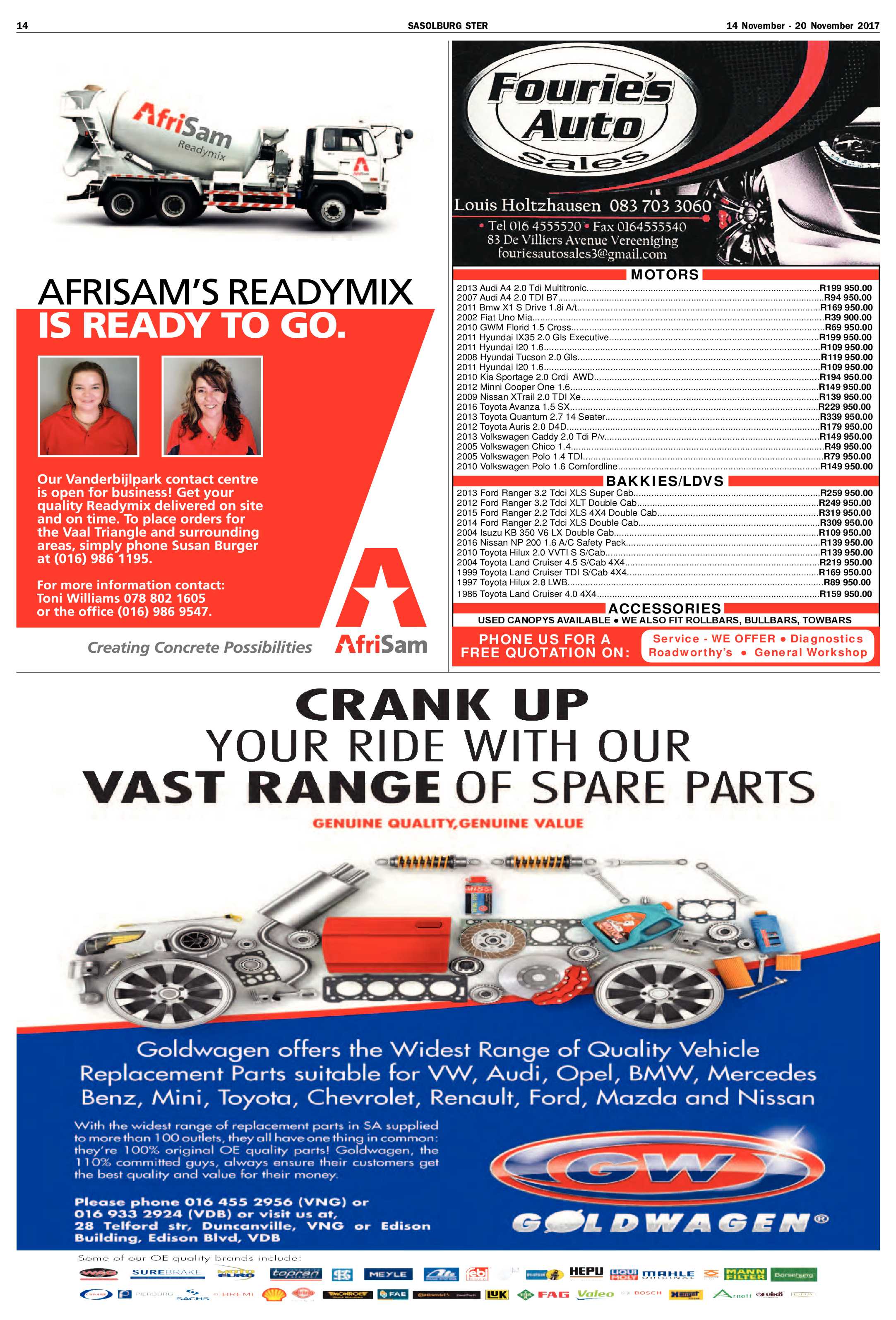 Sasolburg Ster 14 – 20 November 2017 page 14