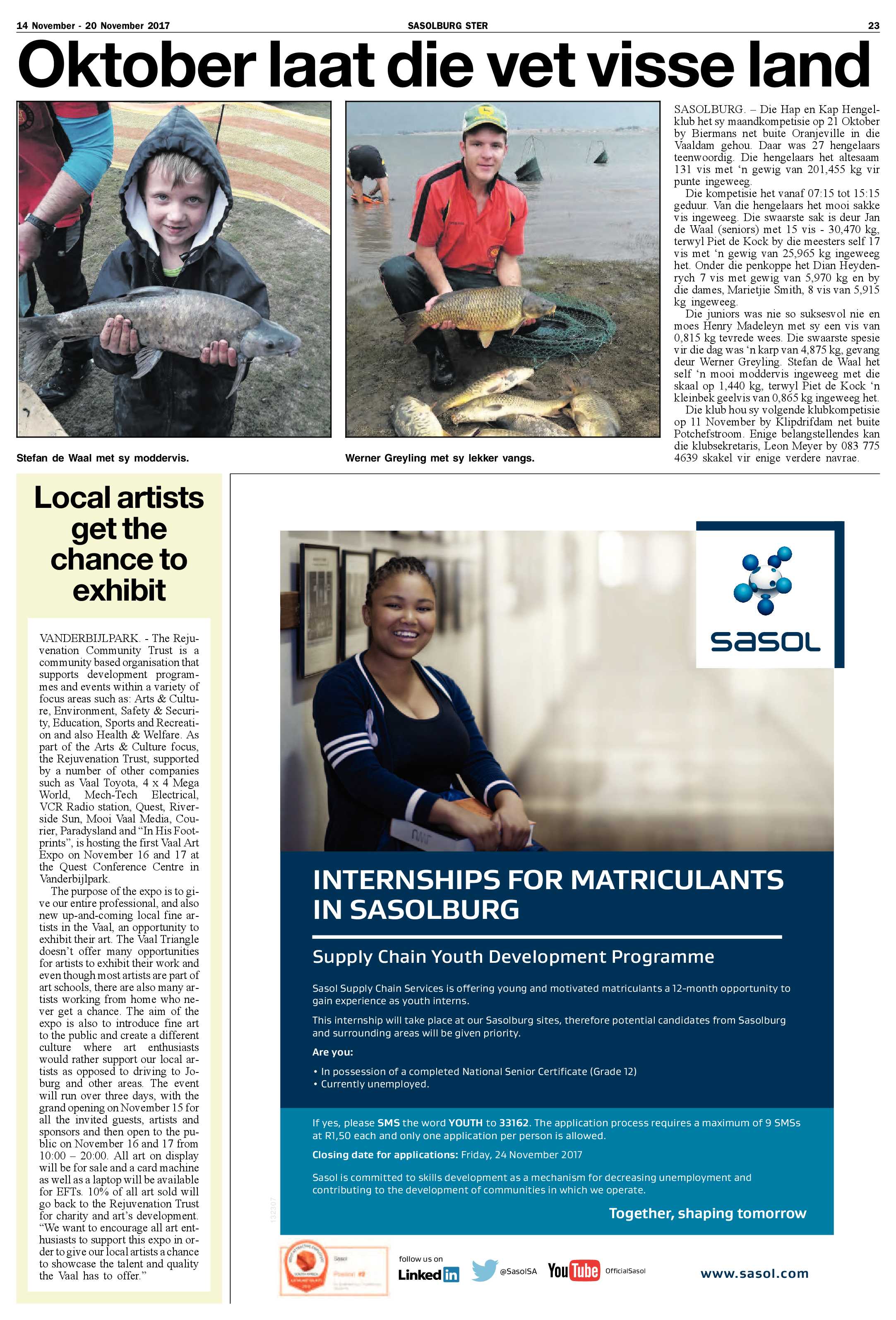 Sasolburg Ster 14 – 20 November 2017 page 23