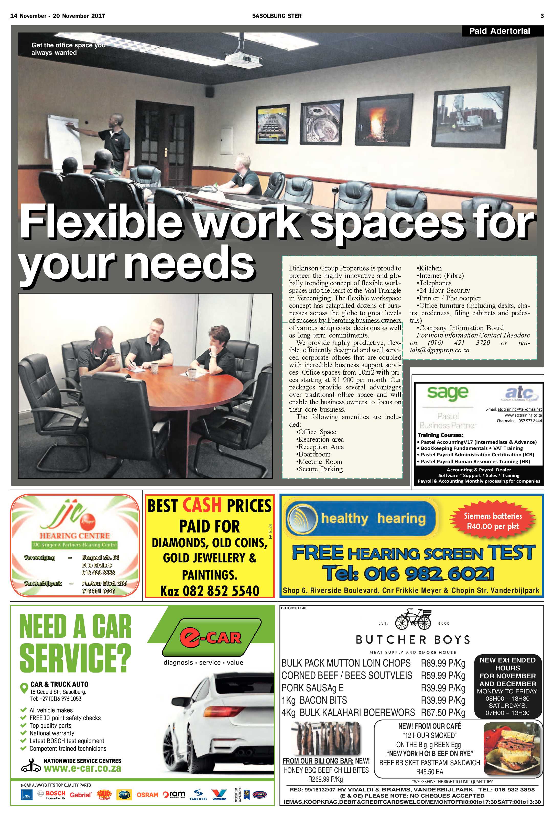 Sasolburg Ster 14 – 20 November 2017 page 3