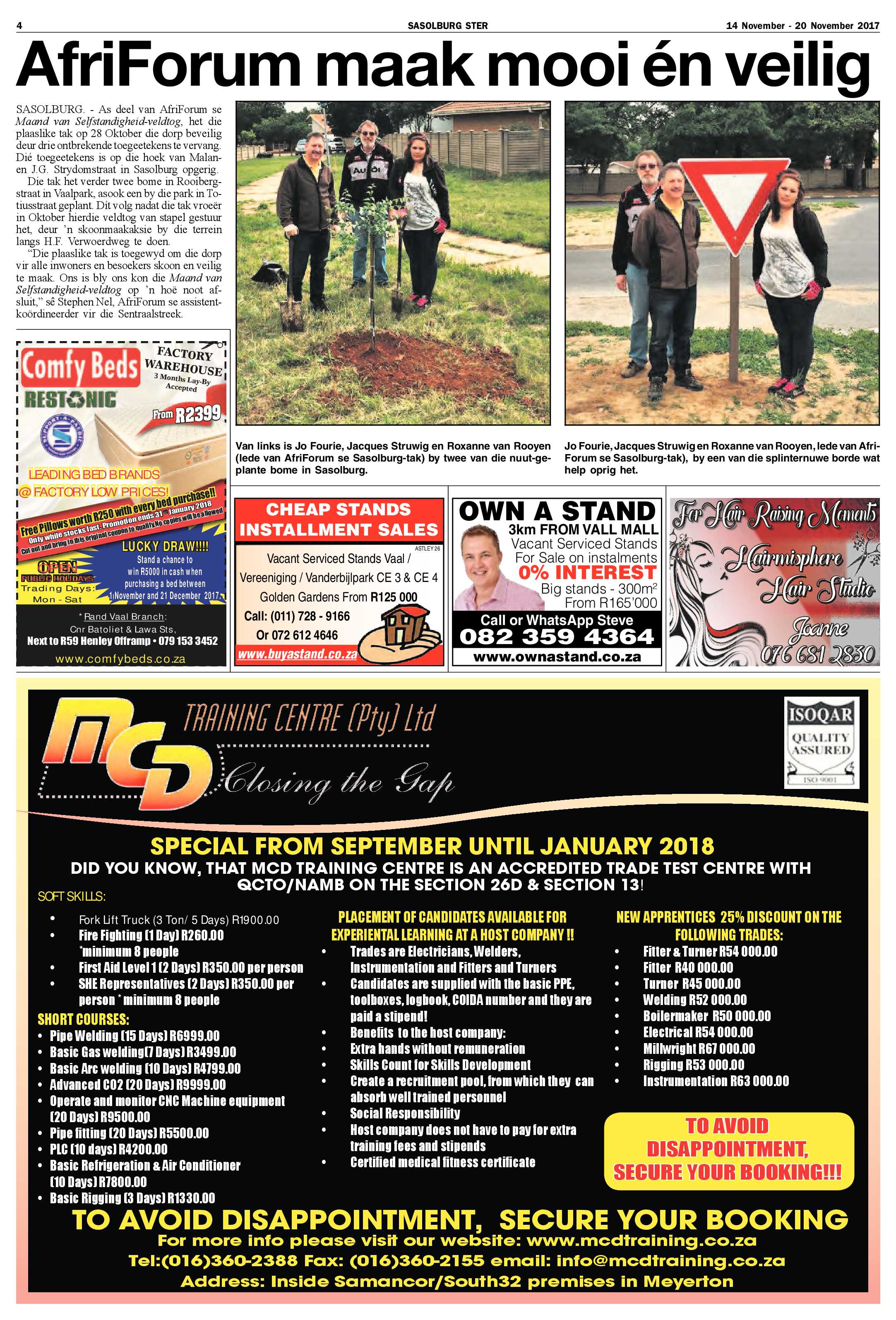 Sasolburg Ster 14 – 20 November 2017 page 4