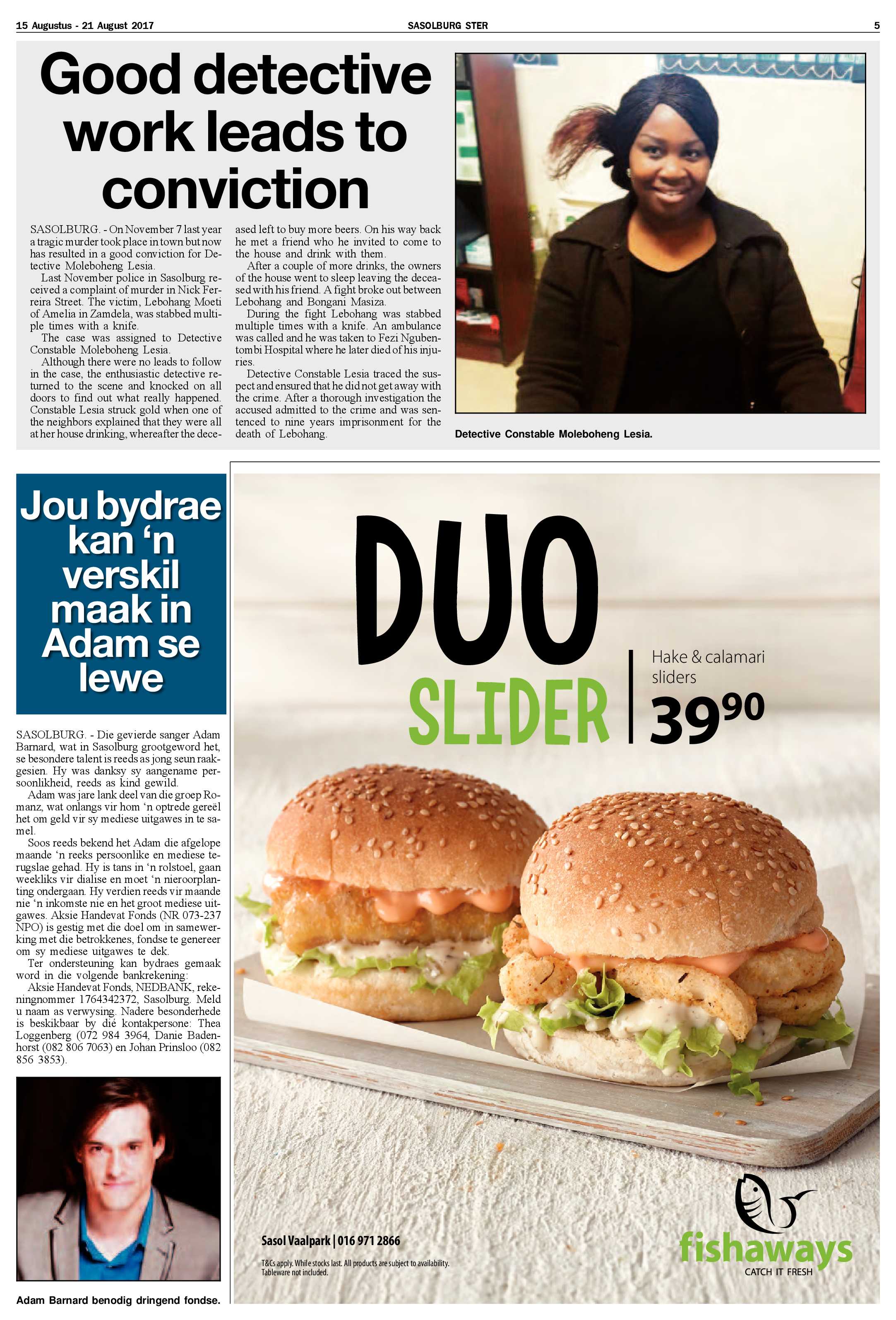 Sasolburg Ster 15 – 21 Augustus 2017 page 5