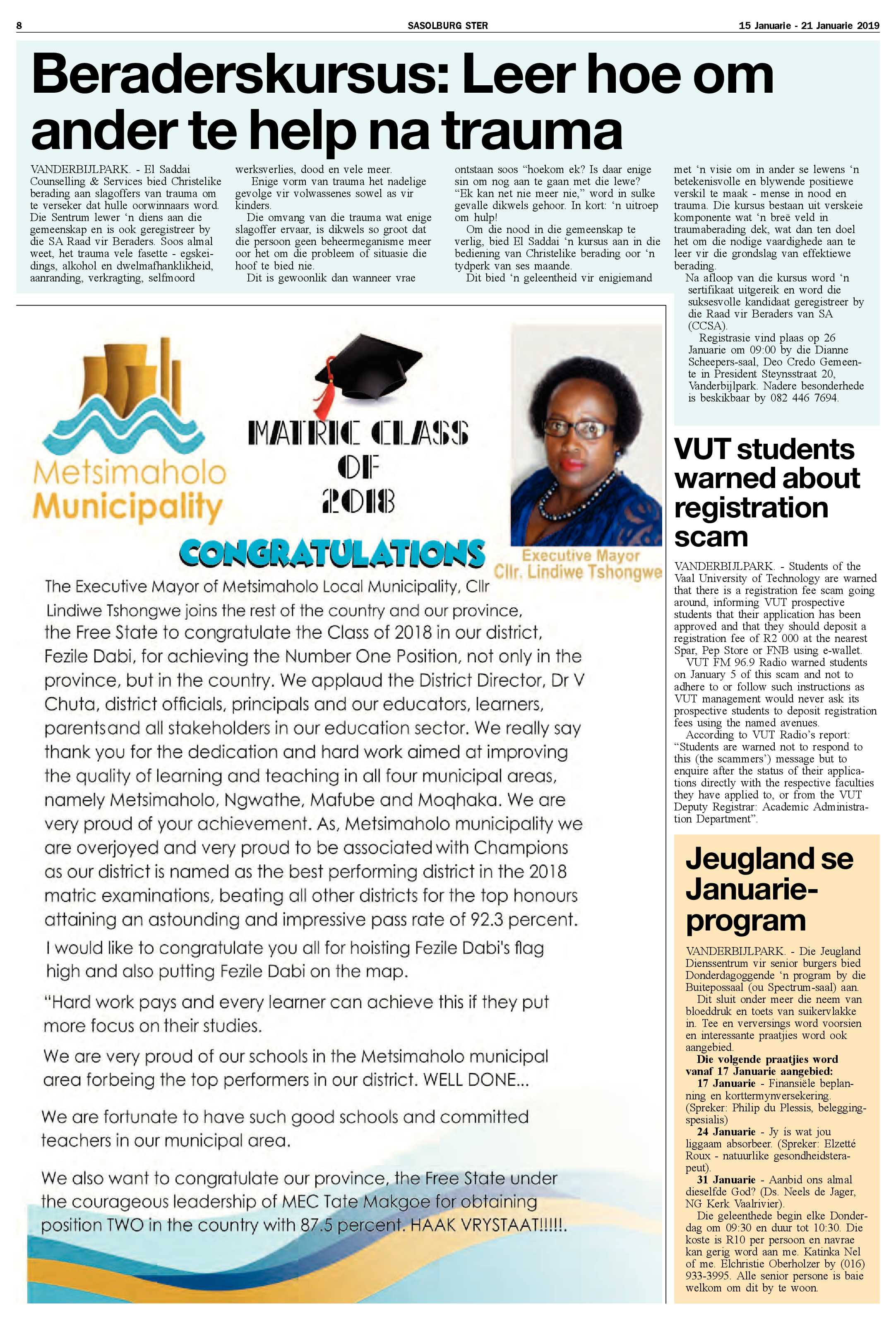 Sasolburg Ster 15 – 21 Januarie 2019 page 8