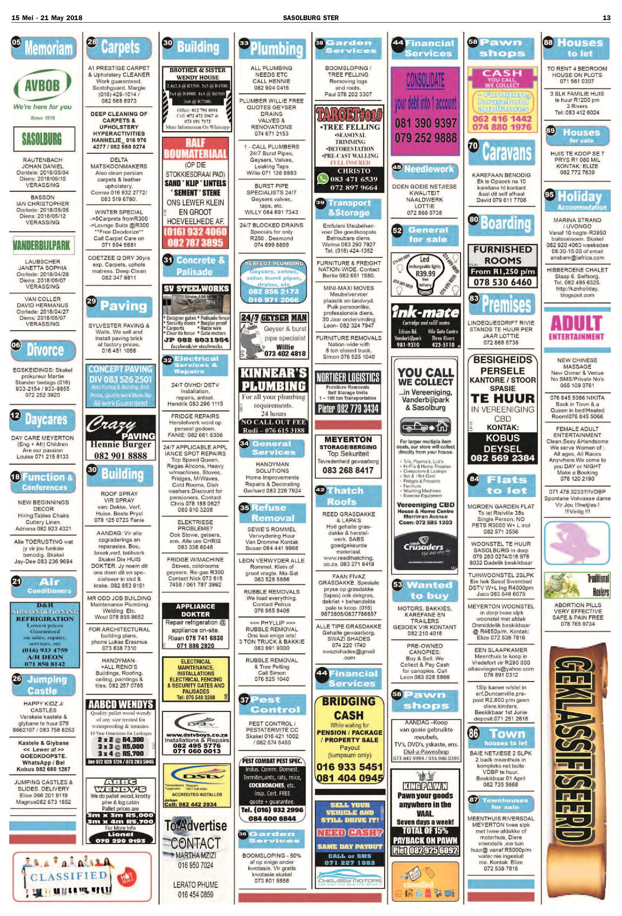 Sasolburg Ster 15 – 21 Mei 2018 page 13