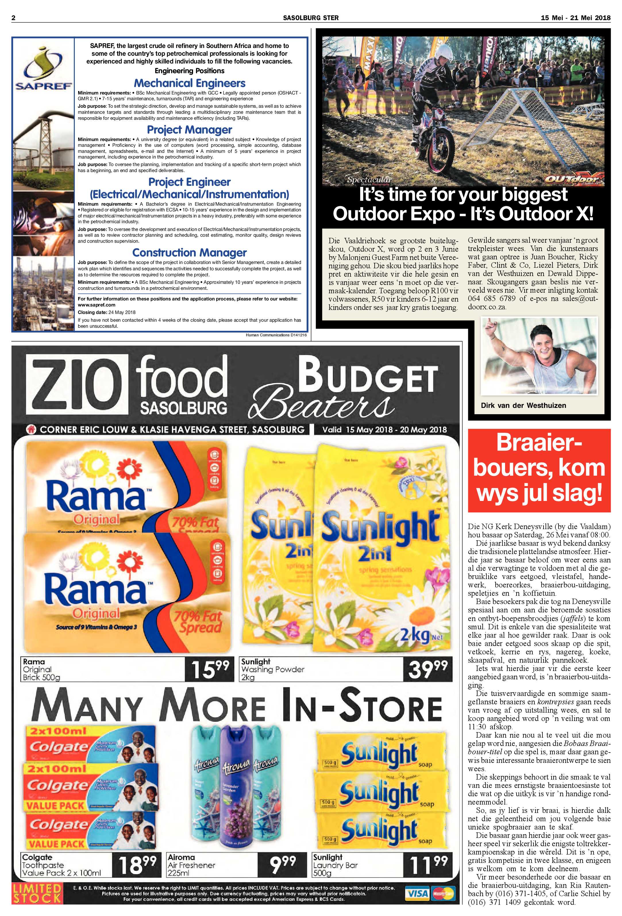 Sasolburg Ster 15 – 21 Mei 2018 page 2