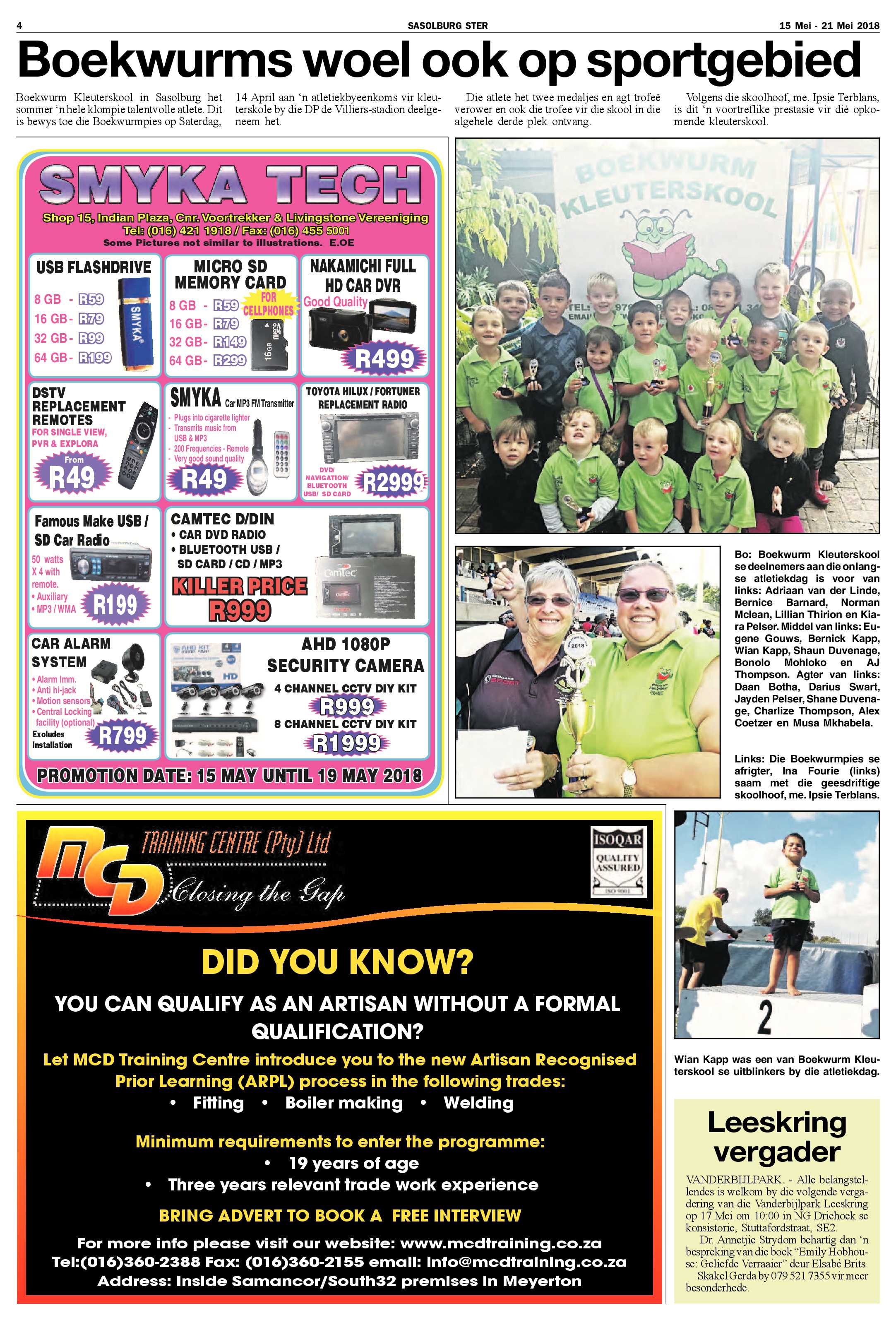 Sasolburg Ster 15 – 21 Mei 2018 page 4