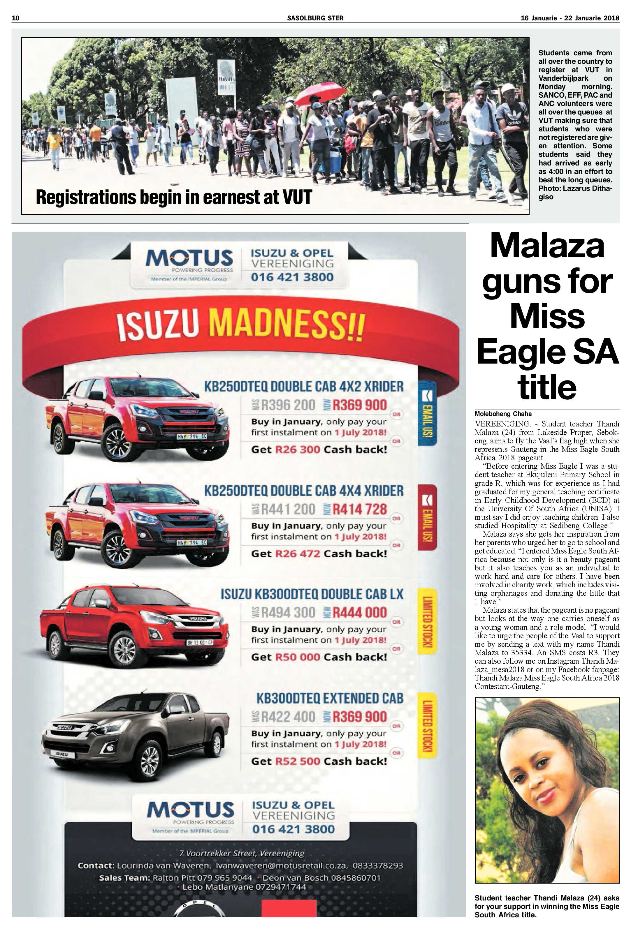 Sasolburg Ster 16 – 22 Januarie 2018 page 10