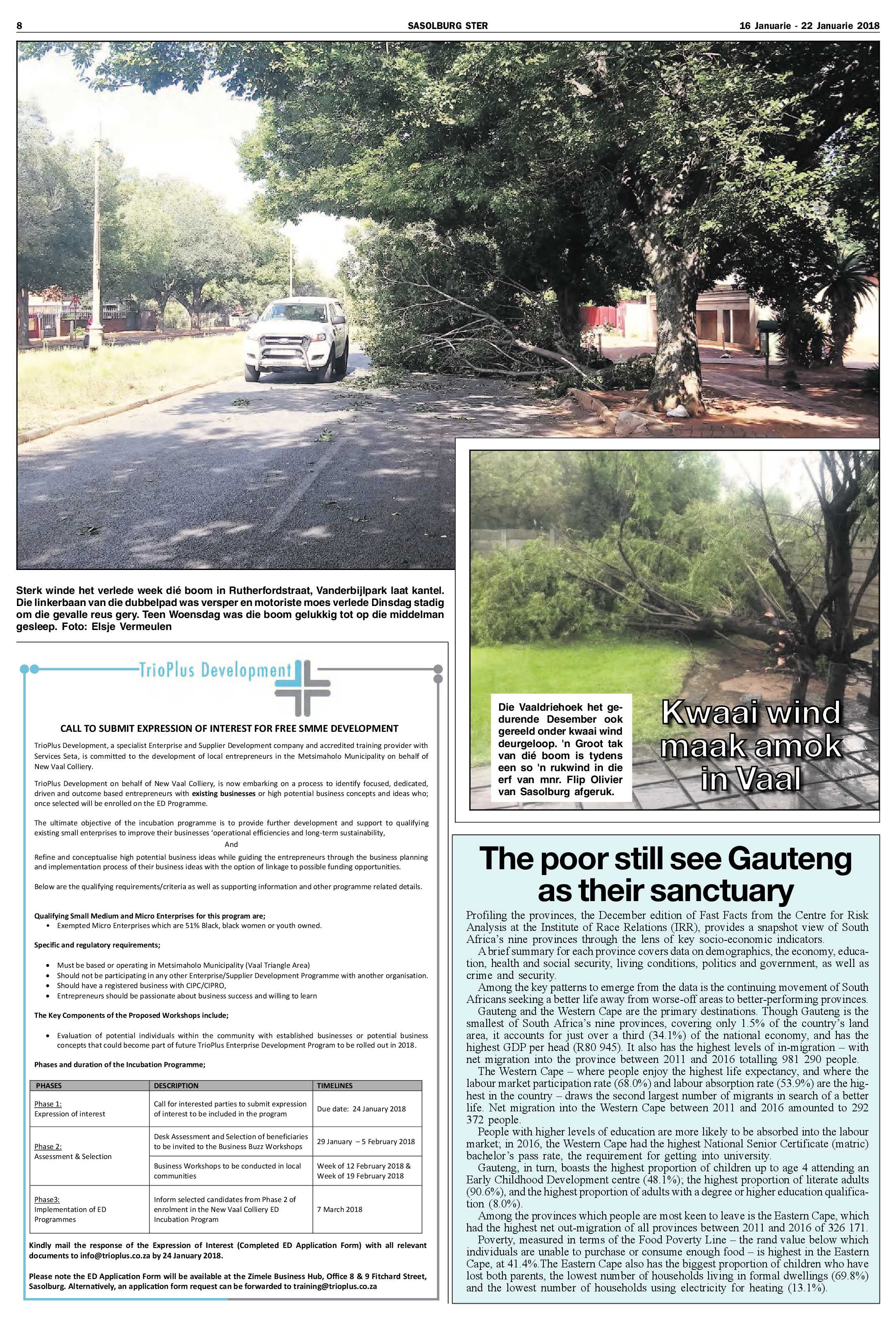 Sasolburg Ster 16 – 22 Januarie 2018 page 8