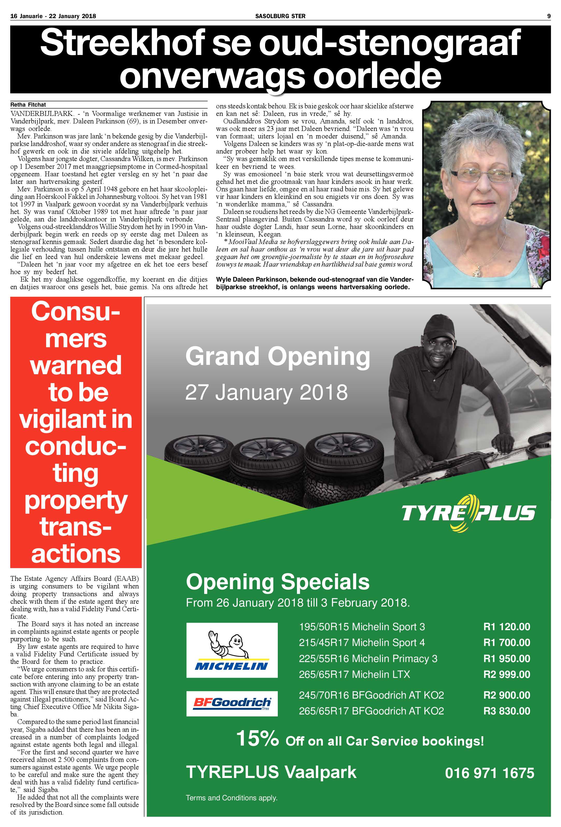 Sasolburg Ster 16 – 22 Januarie 2018 page 9
