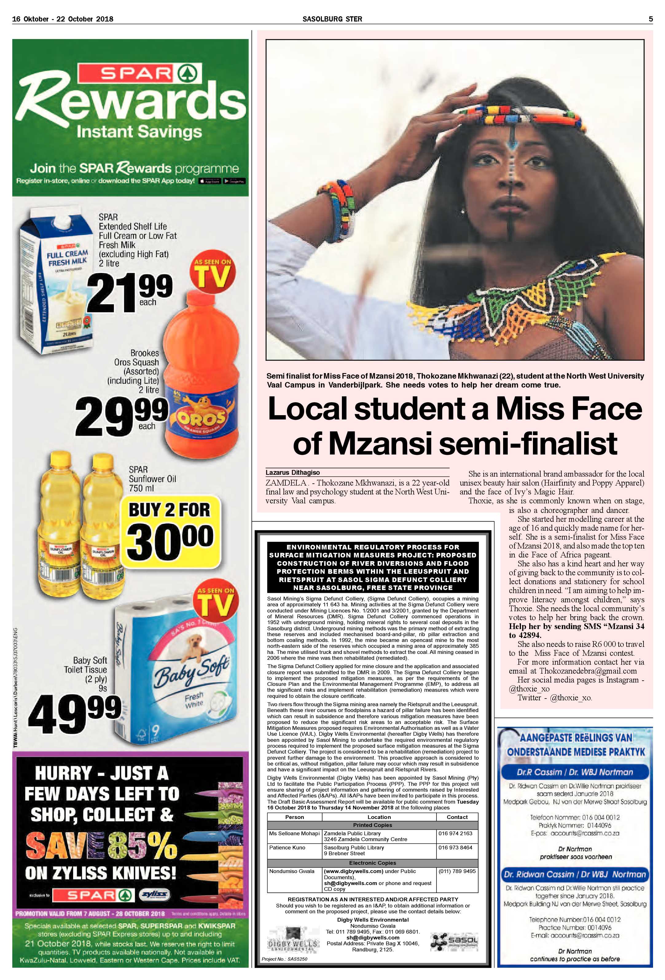 Sasolburg Ster 16 – 22 Oktober 2018 page 5