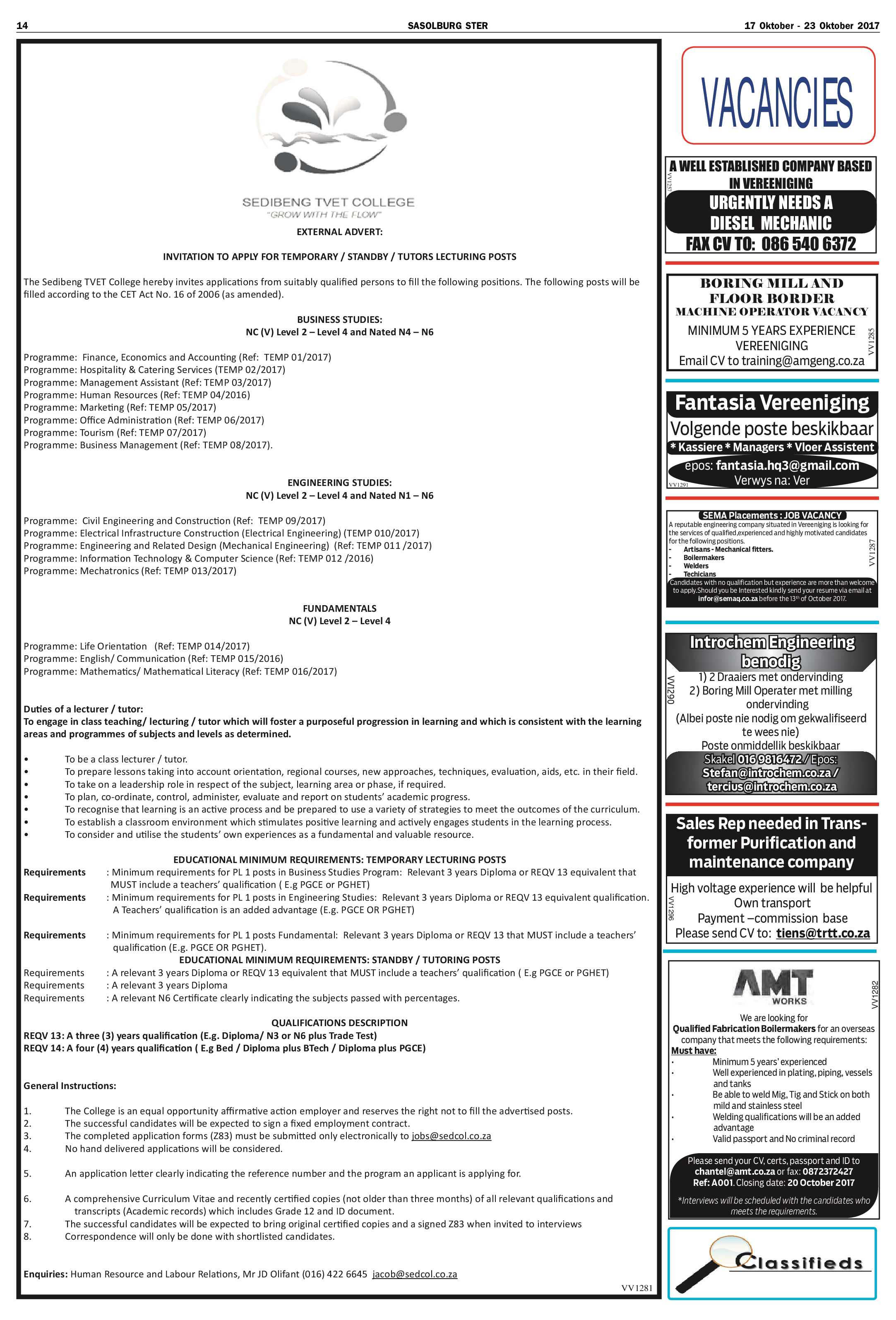 Sasolburg Ster 17 – 23 Oktober 2017 page 14
