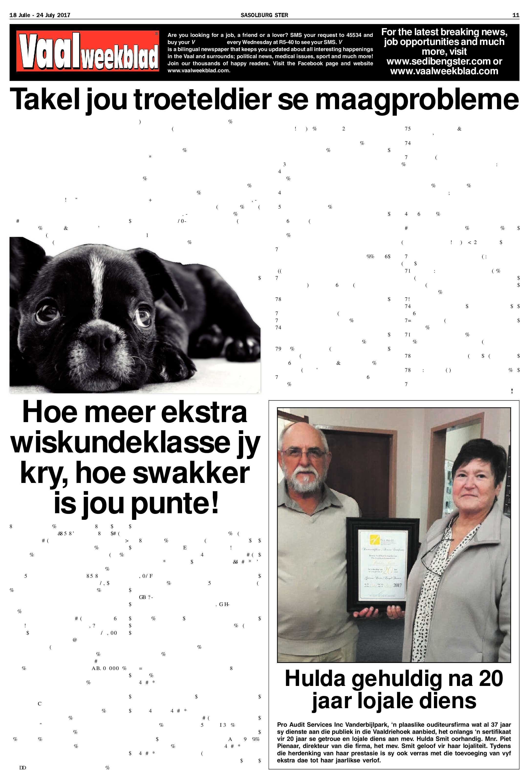 Sasolburg Ster 18 – 24 Julie 2017 page 11