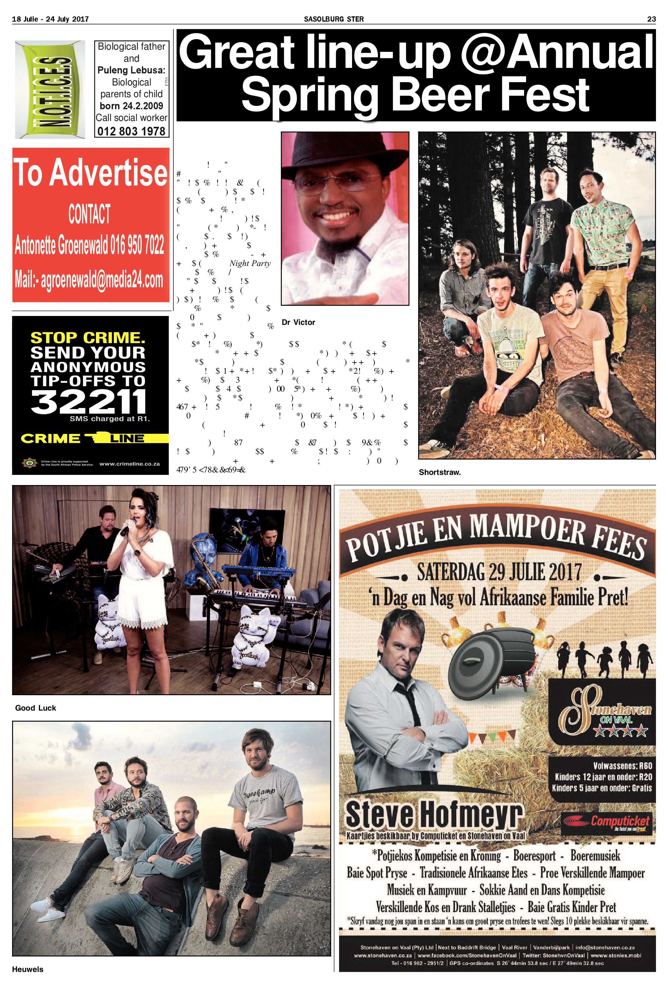Sasolburg Ster 18 – 24 Julie 2017 page 23