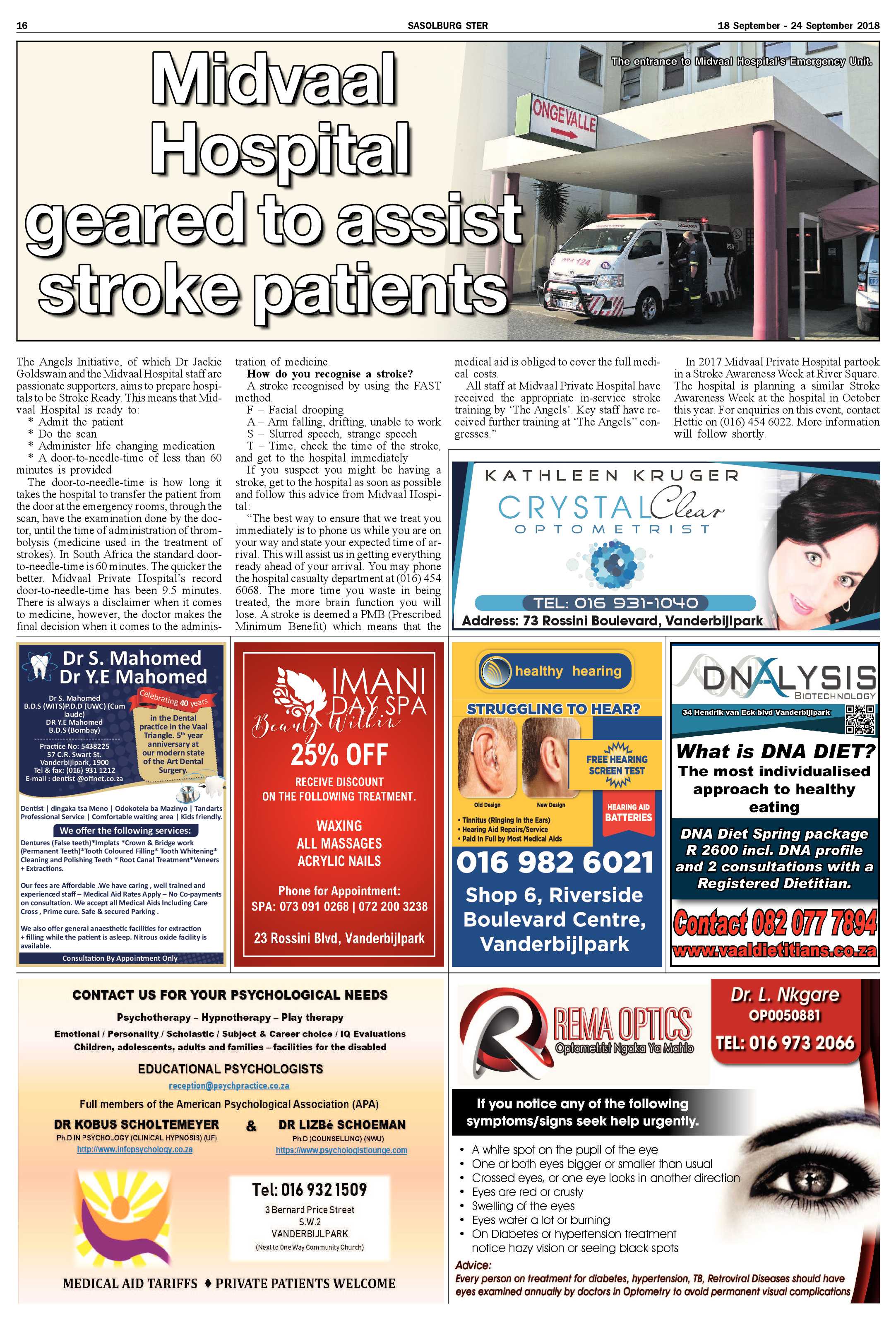 Sasolburg Ster 18 – 24 September 2018 page 16
