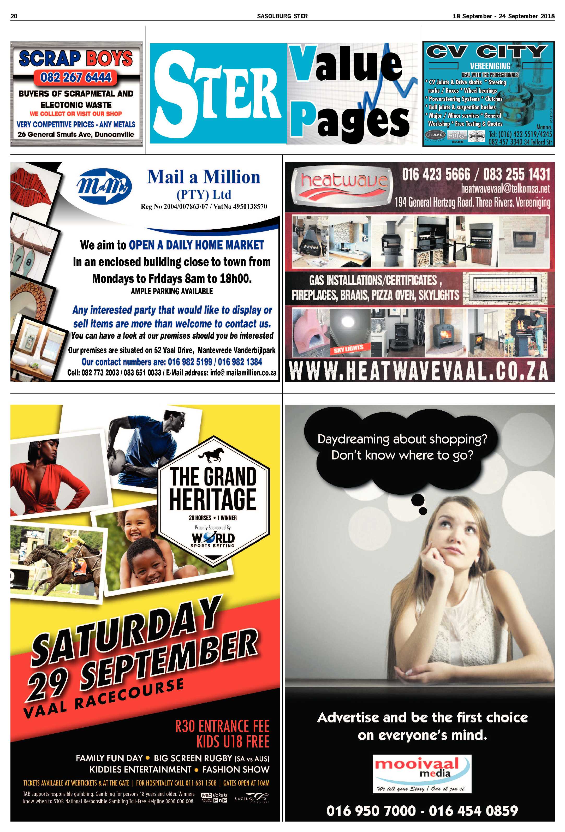 Sasolburg Ster 18 – 24 September 2018 page 20
